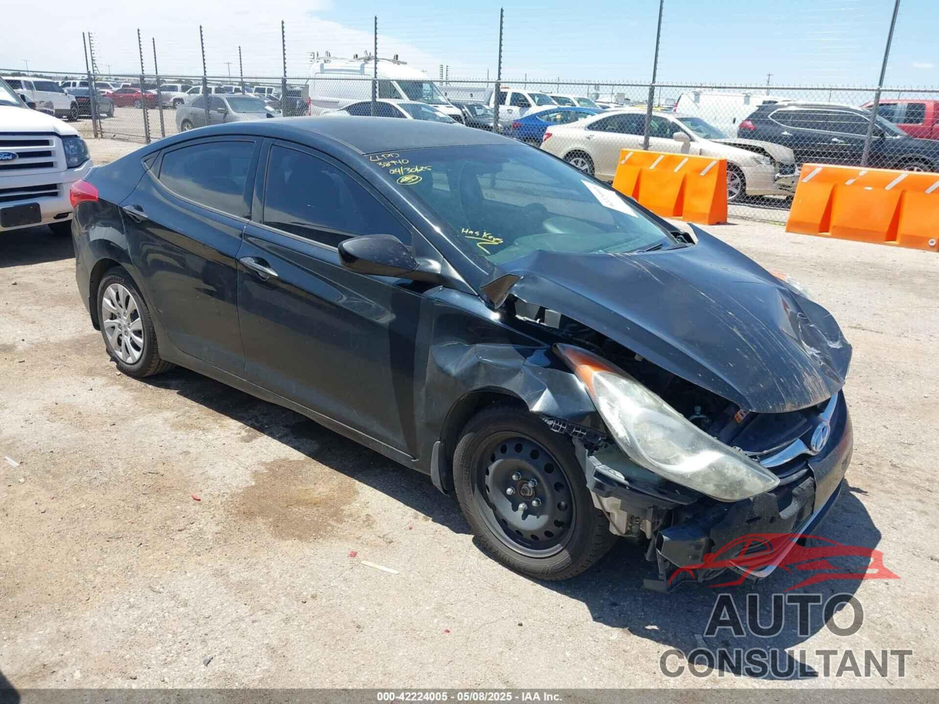 HYUNDAI ELANTRA 2013 - 5NPDH4AE4DH221265