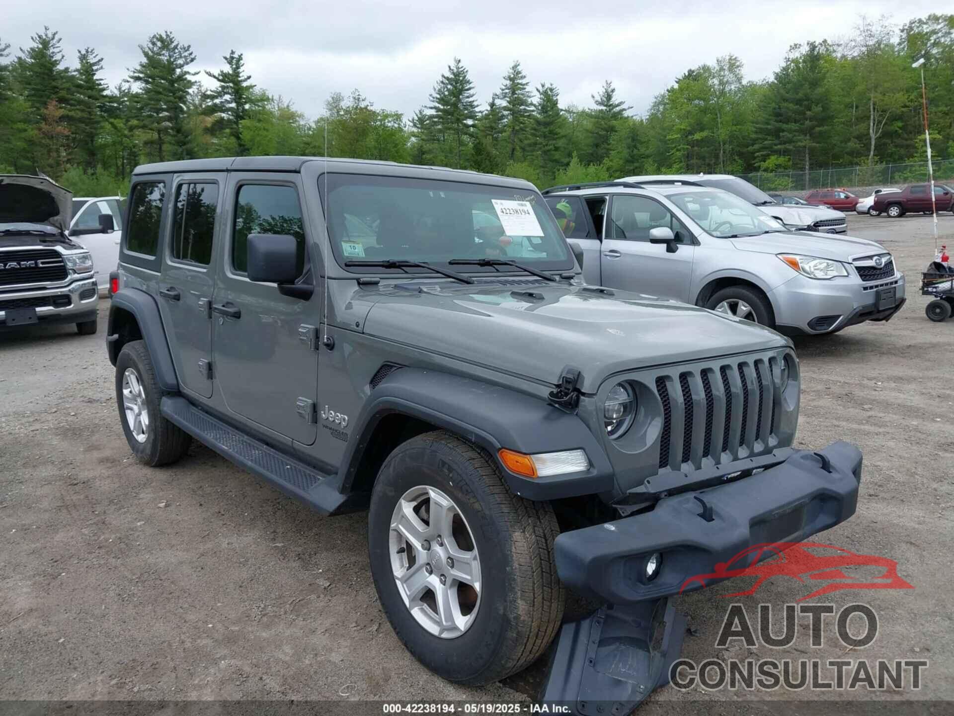 JEEP WRANGLER UNLIMITED 2020 - 1C4HJXDG5LW187222