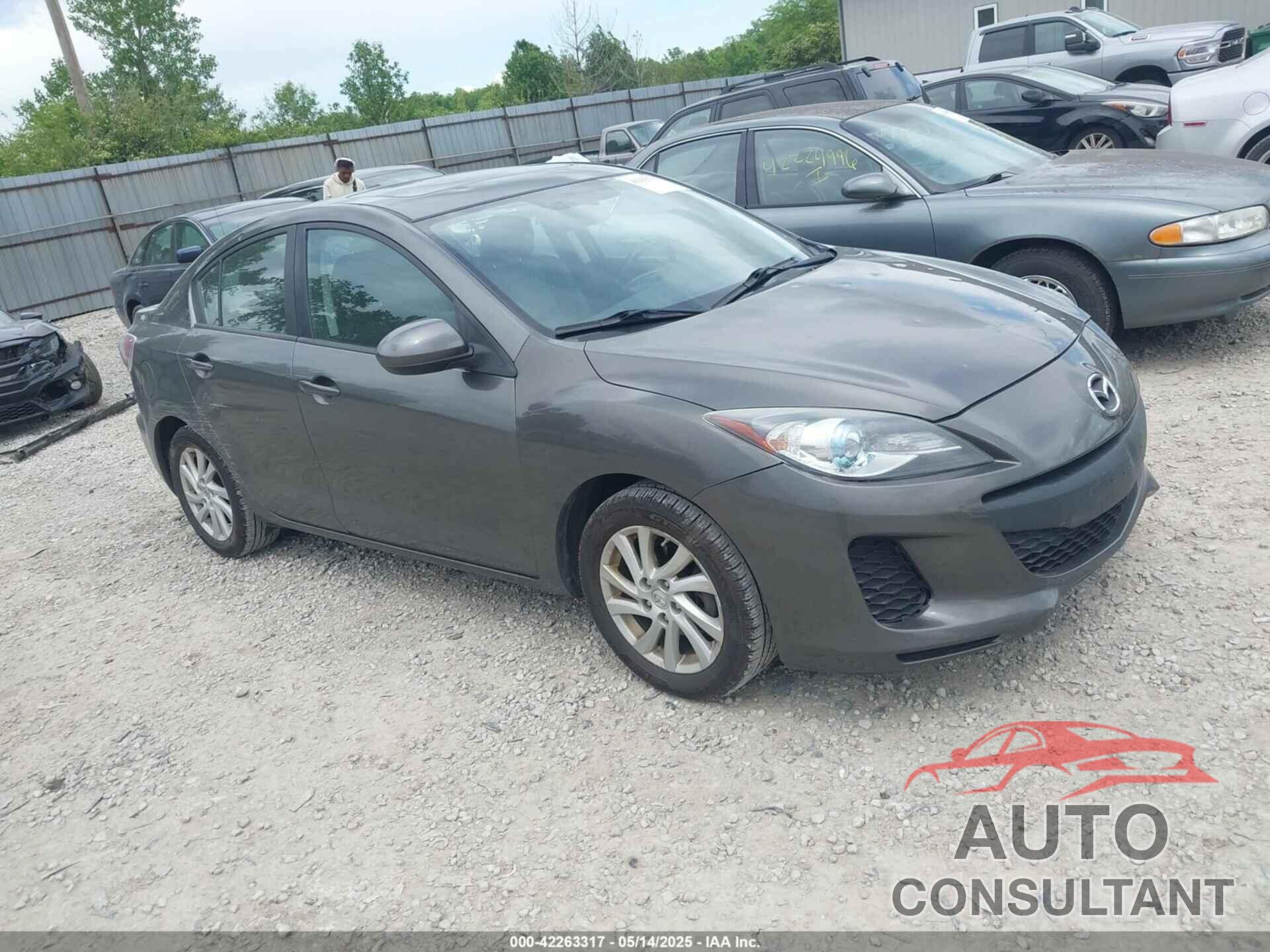 MAZDA MAZDA3 2012 - JM1BL1W70C1679874