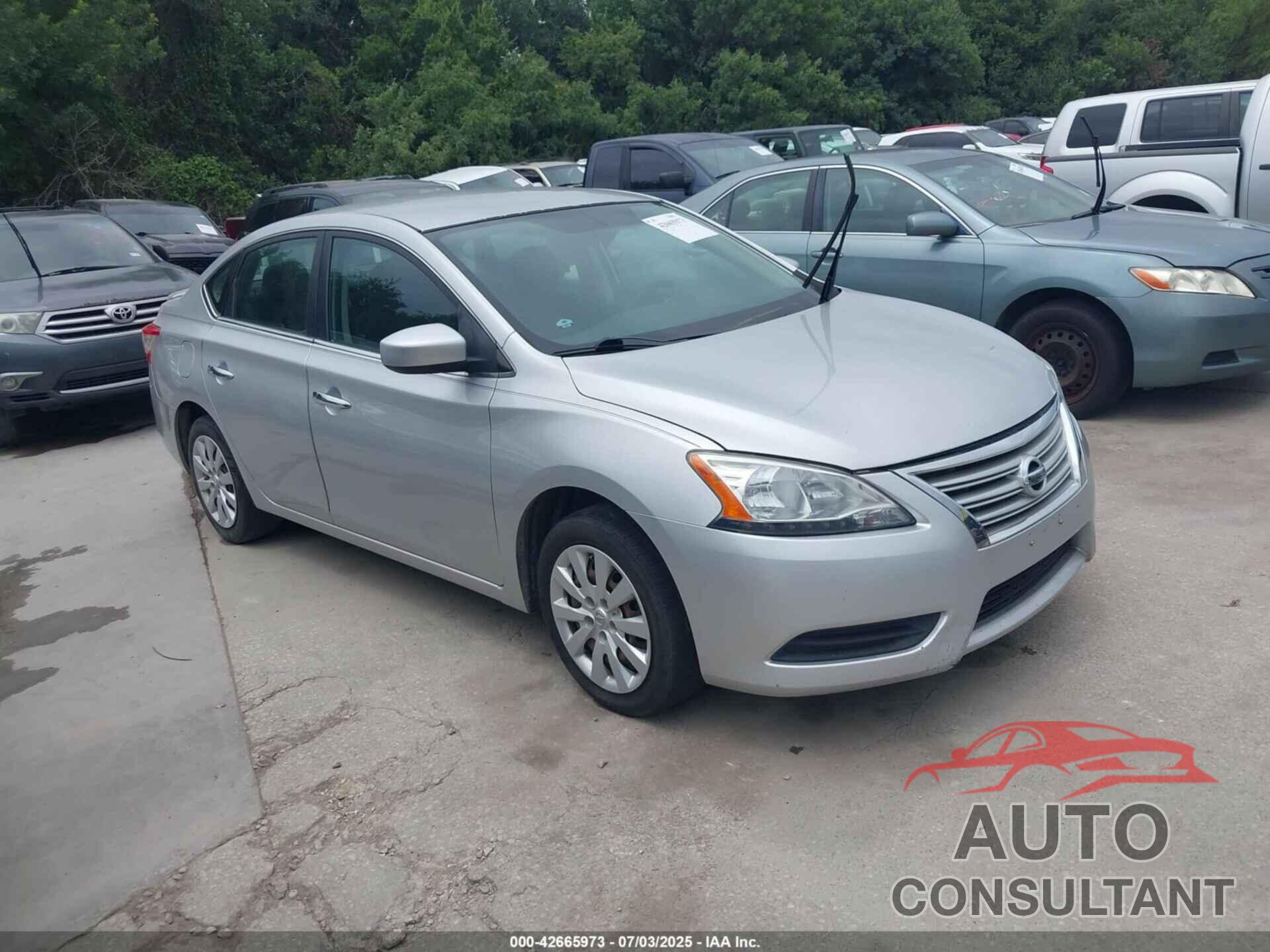 NISSAN SENTRA 2015 - 3N1AB7AP6FY362810
