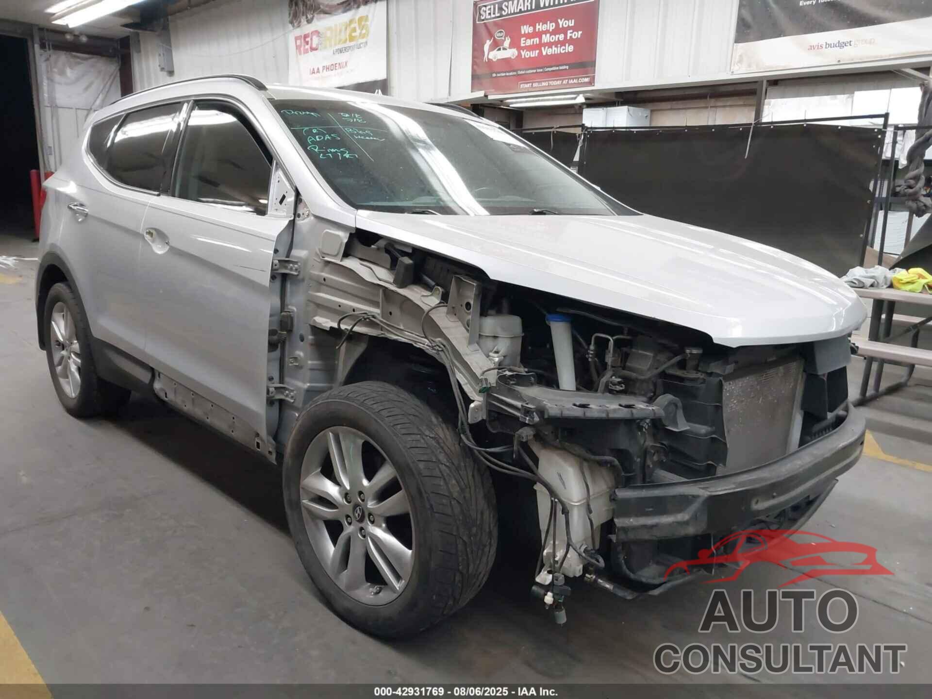 HYUNDAI SANTA FE 2013 - 5XYZUDLA7DG095597