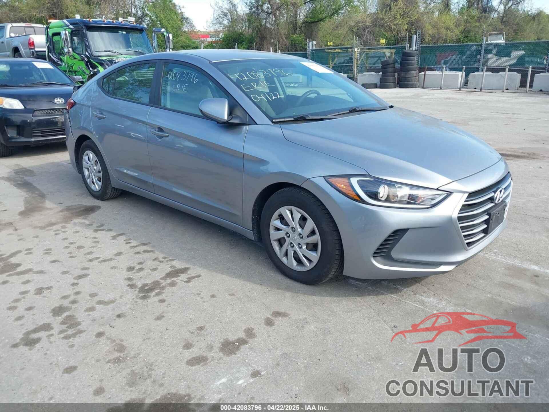 HYUNDAI ELANTRA 2017 - 5NPD74LF9HH112492