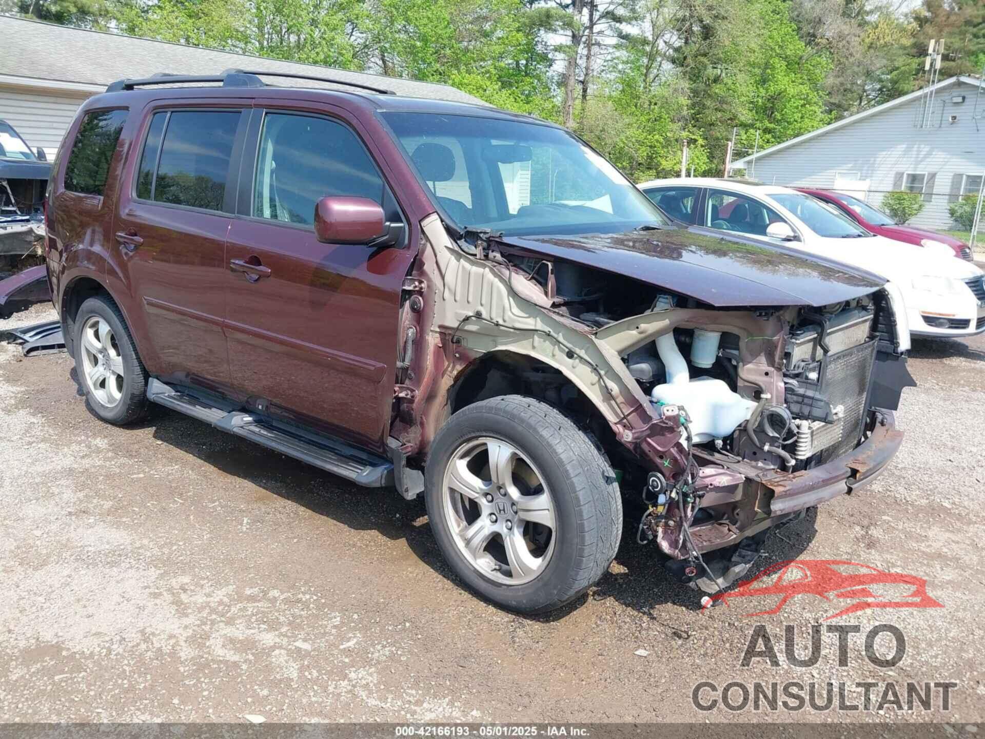 HONDA PILOT 2012 - 5FNYF4H51CB078379