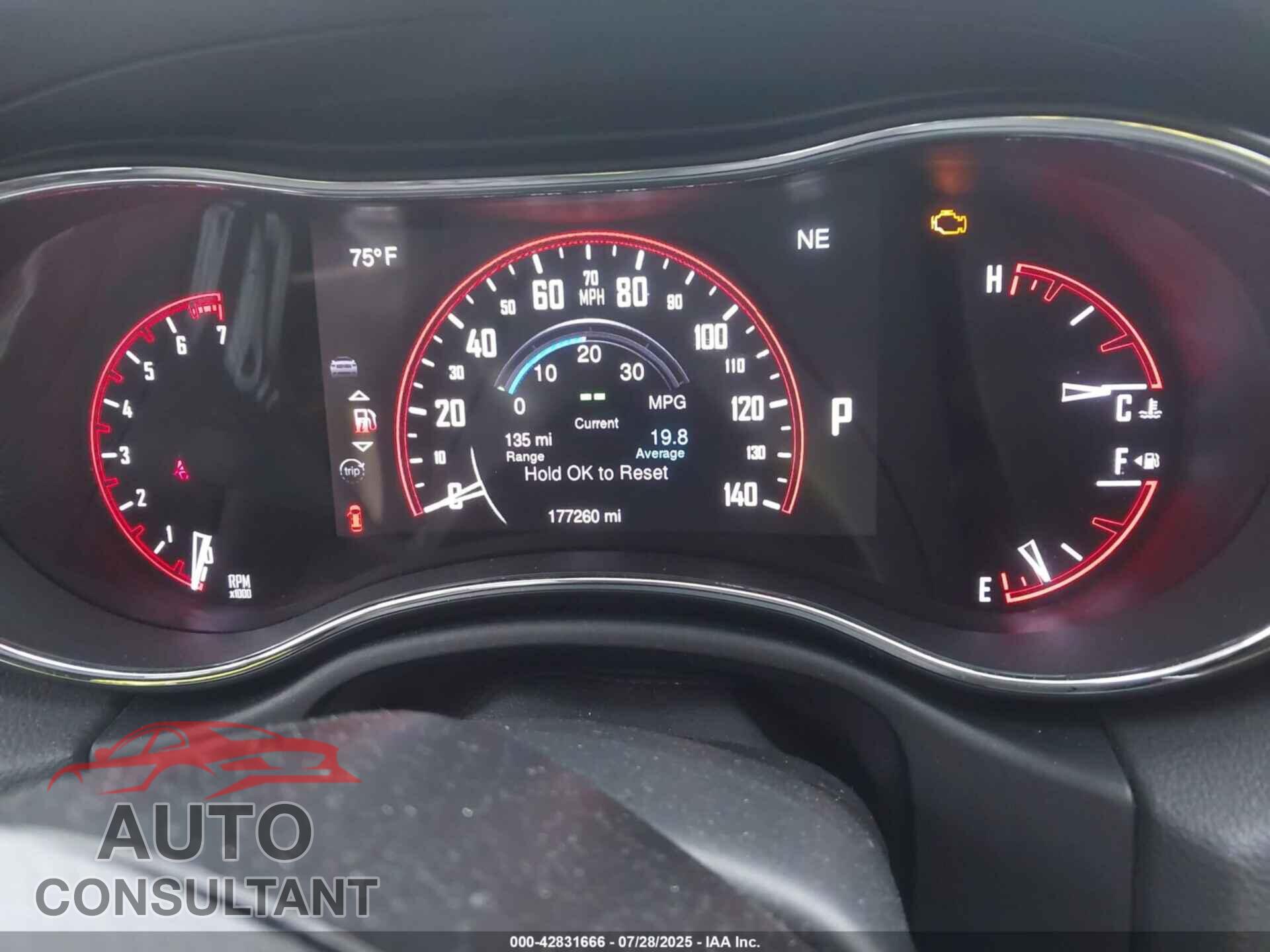 DODGE DURANGO 2015 - 1C4RDHDG9FC896520