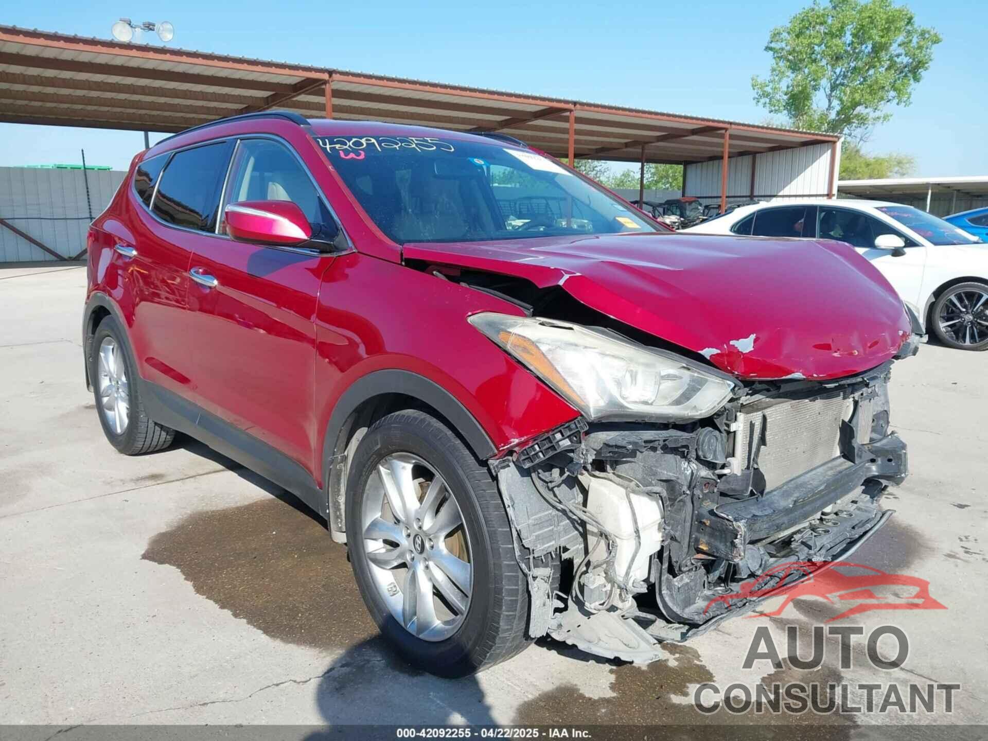 HYUNDAI SANTA FE 2013 - 5XYZU3LA0DG038877