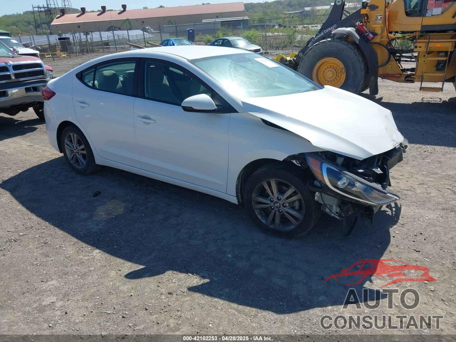 HYUNDAI ELANTRA 2017 - 5NPD84LF9HH043025
