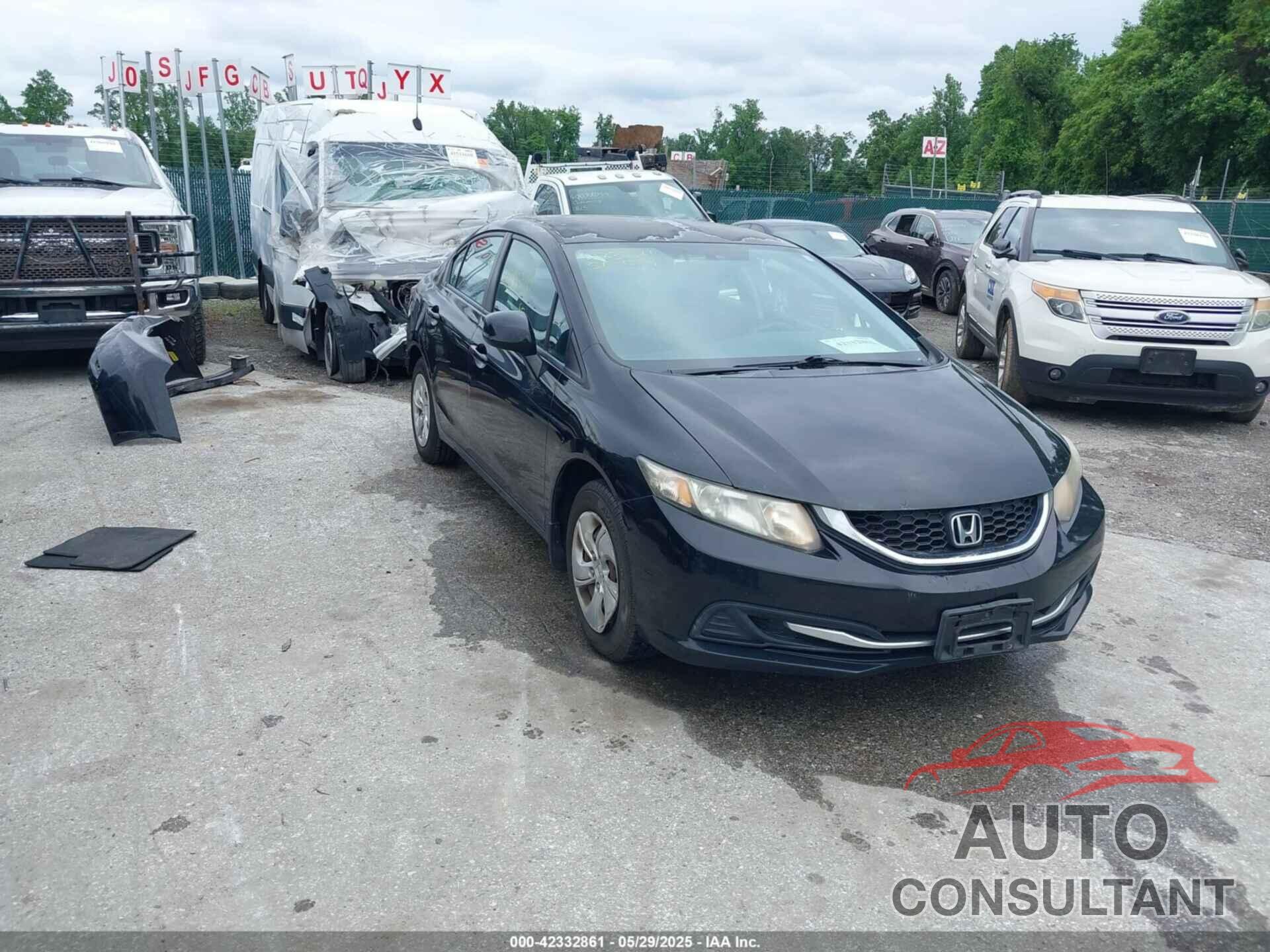 HONDA CIVIC 2013 - 2HGFB2F55DH544600