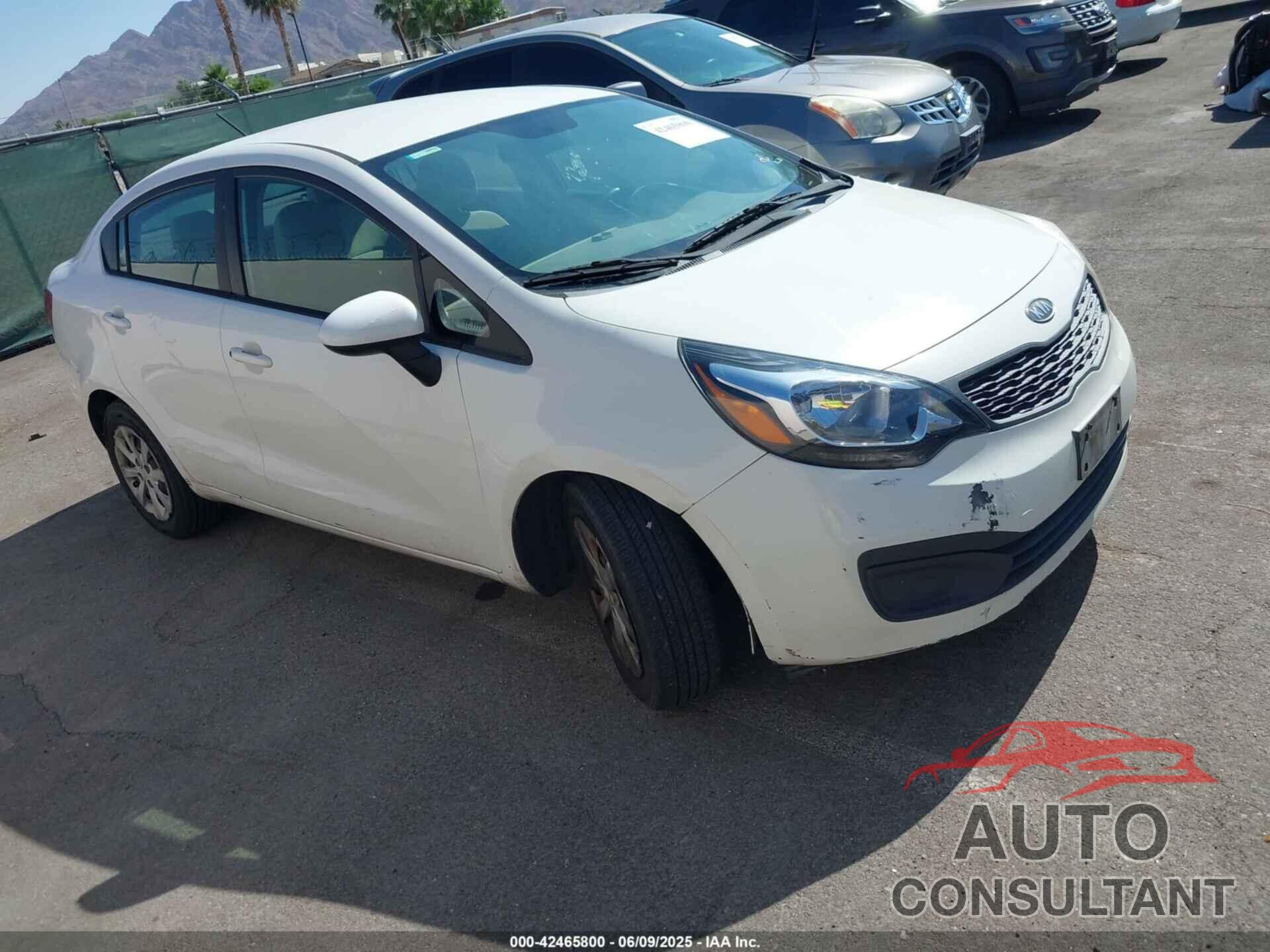 KIA RIO 2013 - KNADM4A30D6122086
