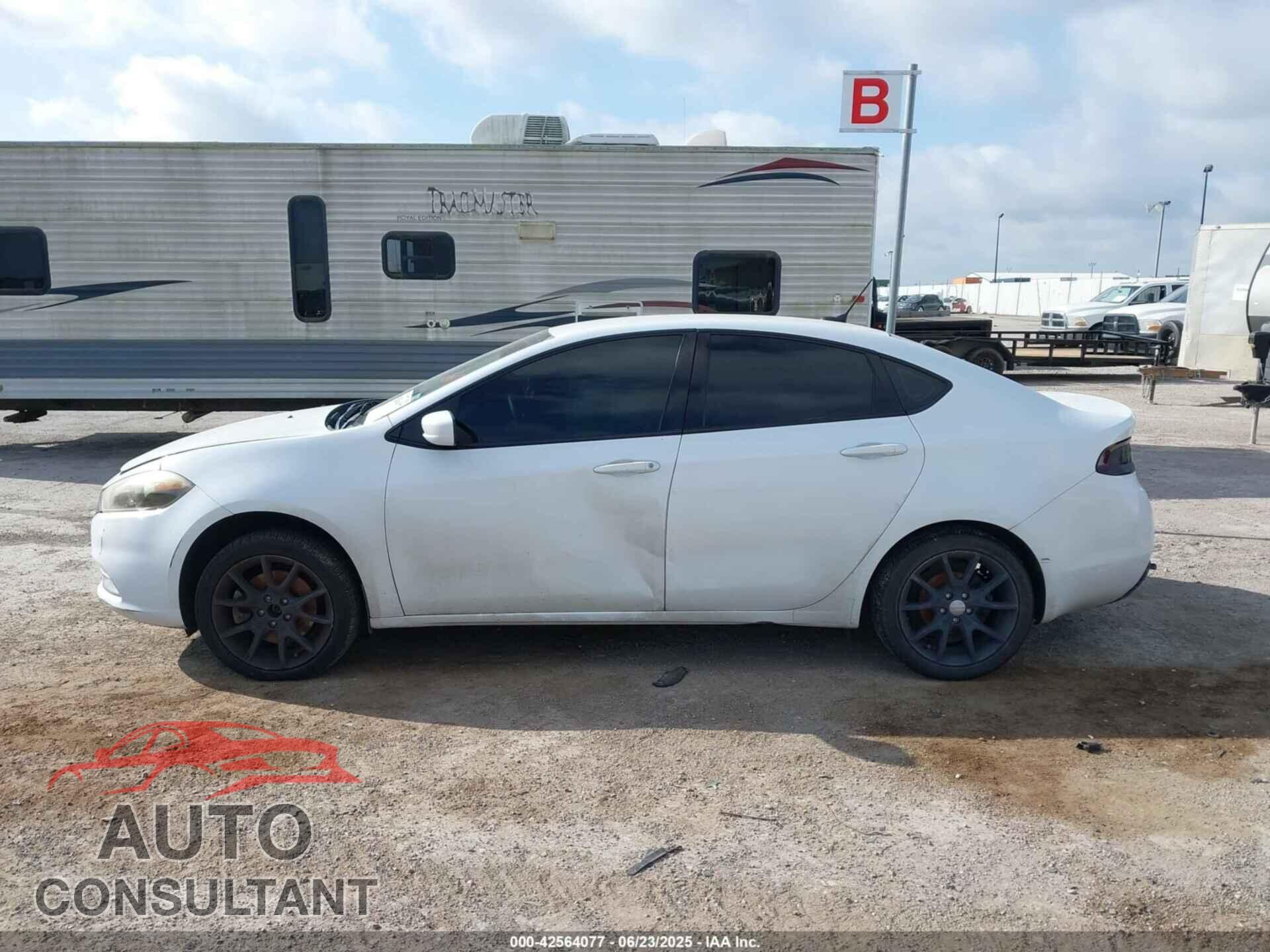 DODGE DART 2016 - 1C3CDFAA8GD608075