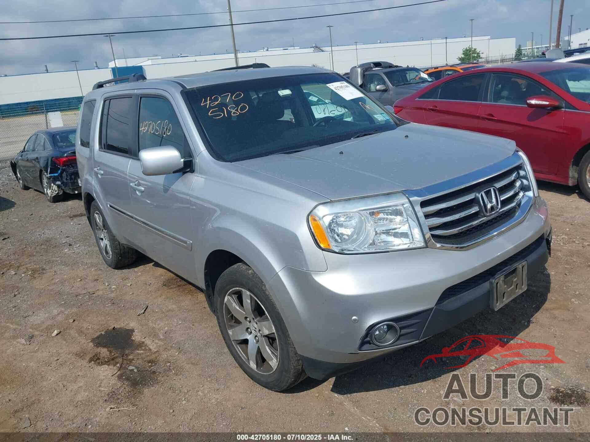 HONDA PILOT 2012 - 5FNYF4H95CB033187