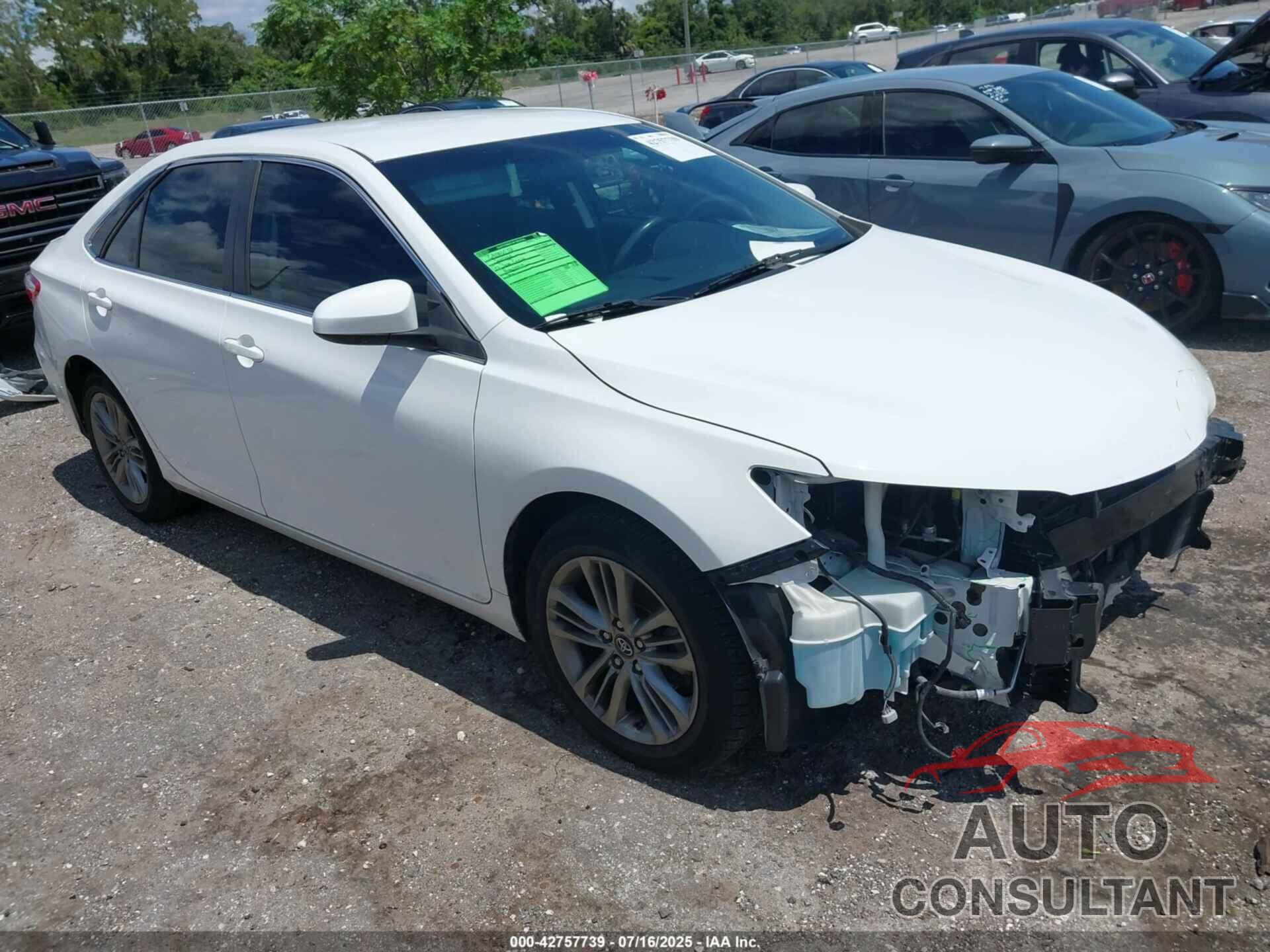 TOYOTA CAMRY 2017 - 4T1BF1FK4HU766514