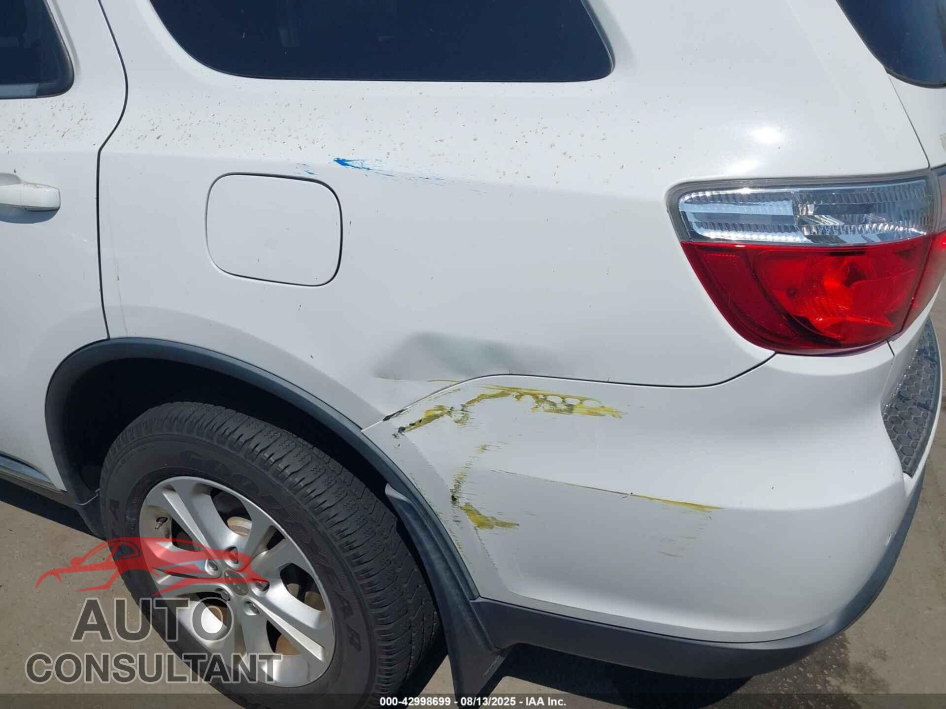 DODGE DURANGO 2013 - 1C4RDJAG6DC683825
