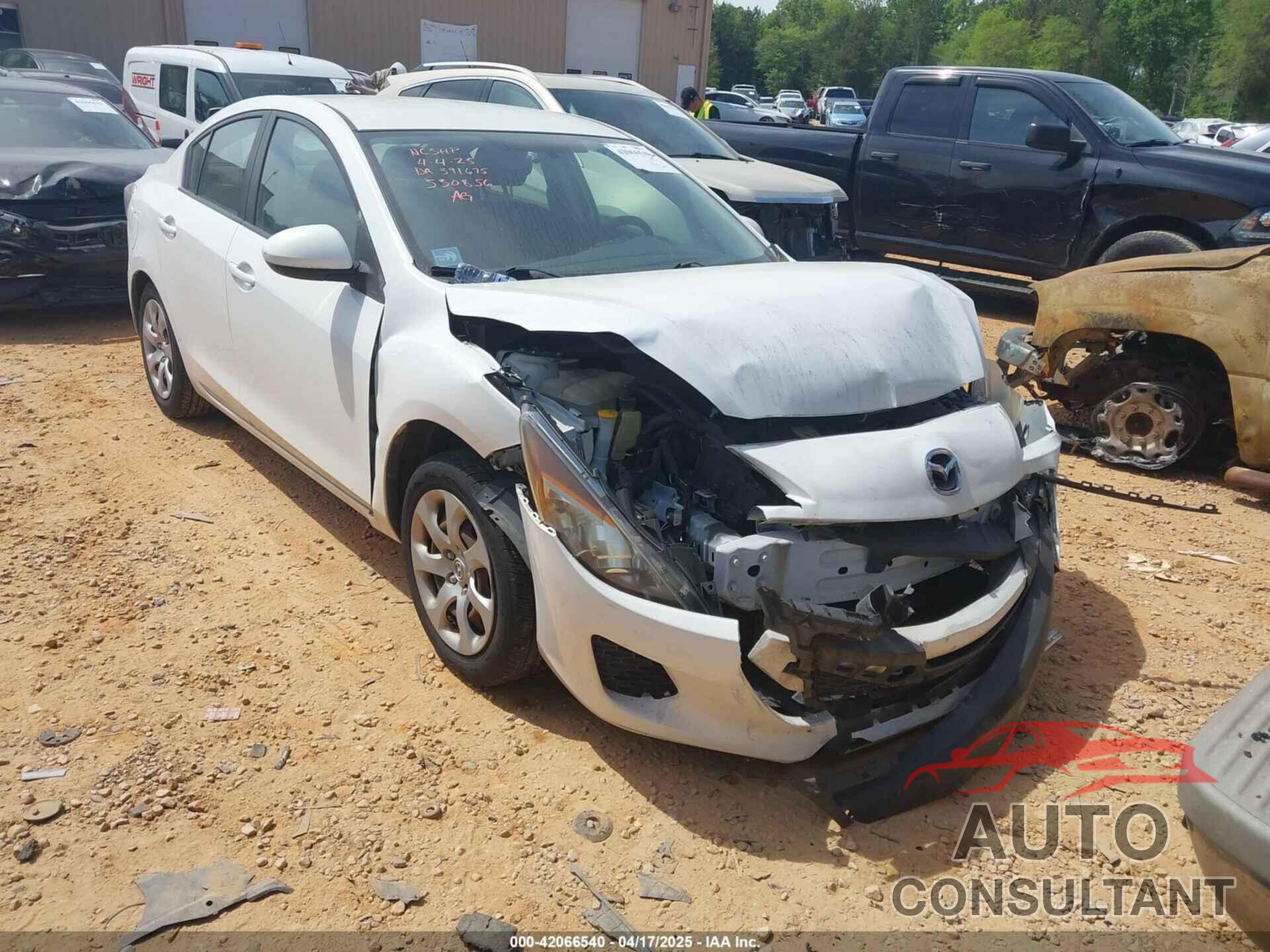 MAZDA MAZDA3 2012 - JM1BL1UG6C1530856