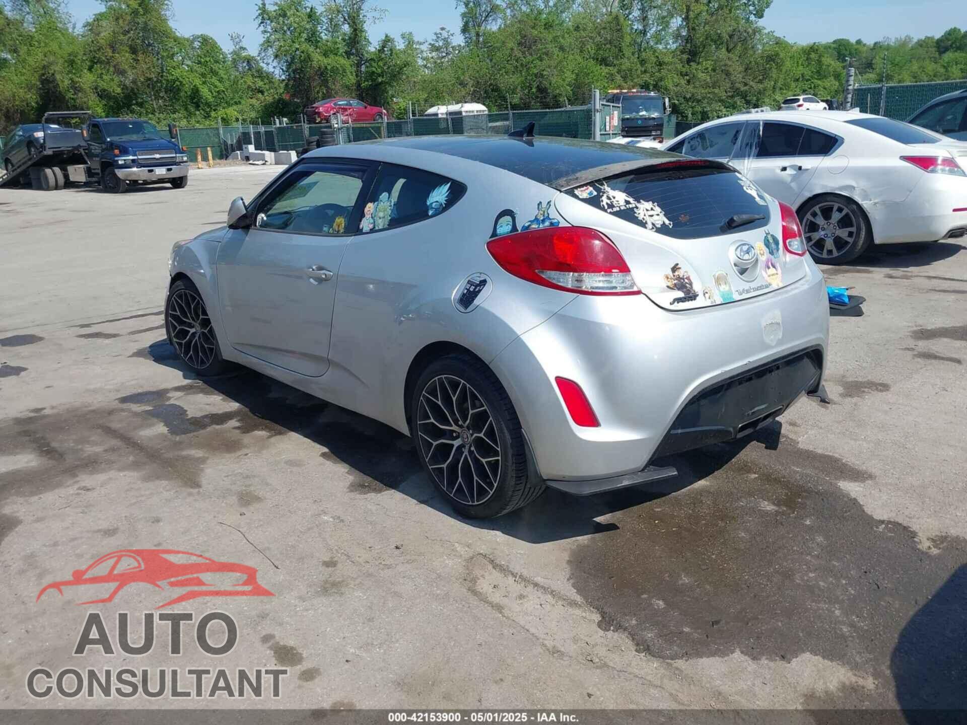 HYUNDAI VELOSTER 2012 - KMHTC6AD8CU053093