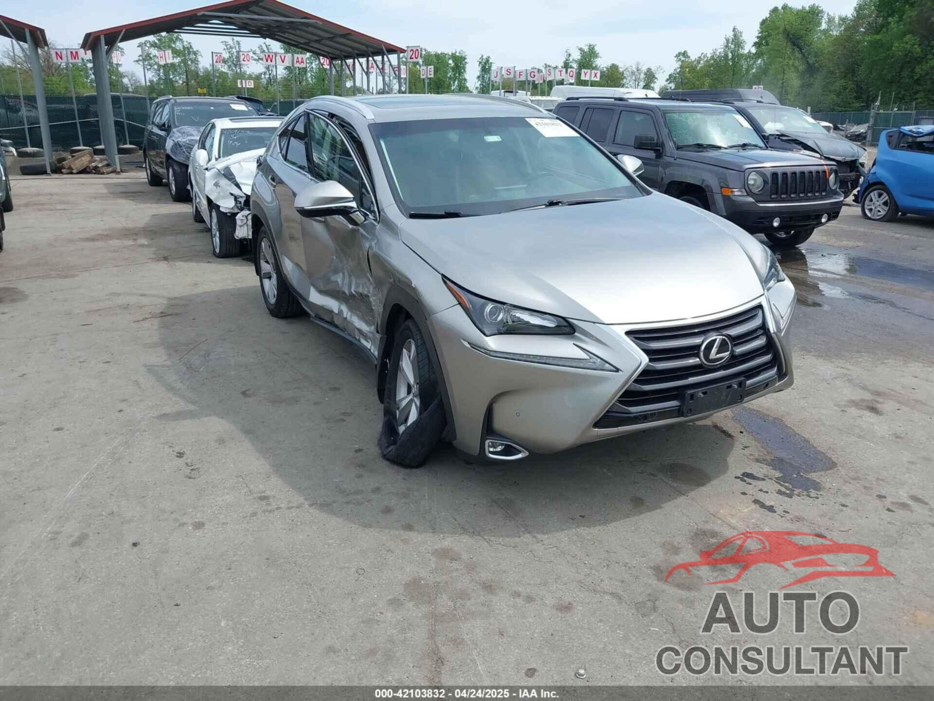 LEXUS NX 200T 2017 - JTJBARBZ3H2138974