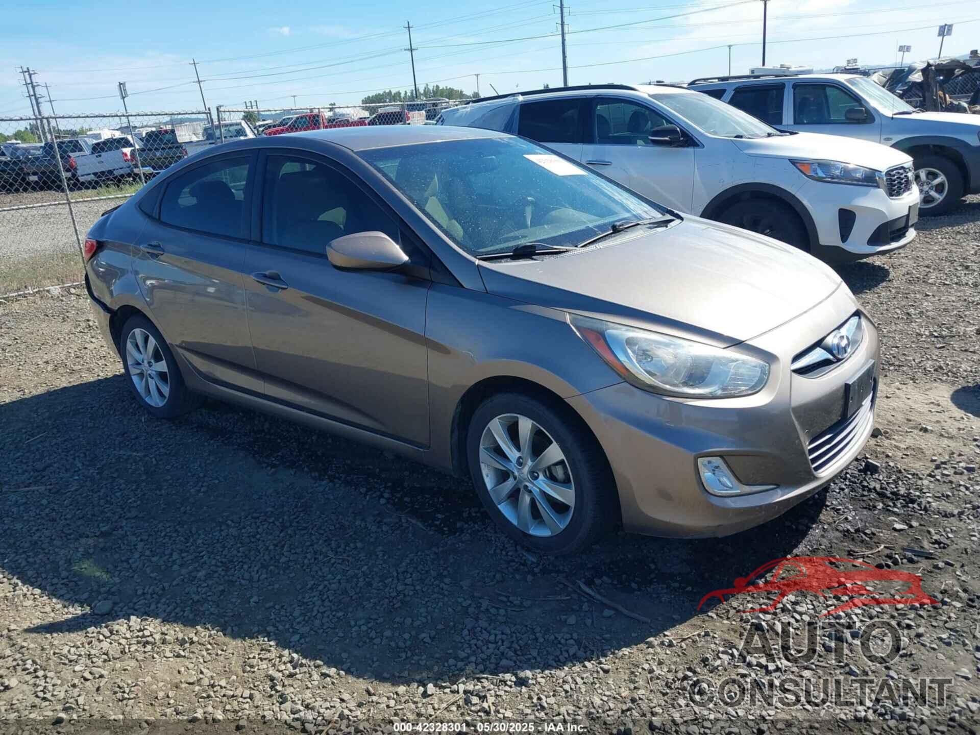 HYUNDAI ACCENT 2012 - KMHCU4AE3CU084746