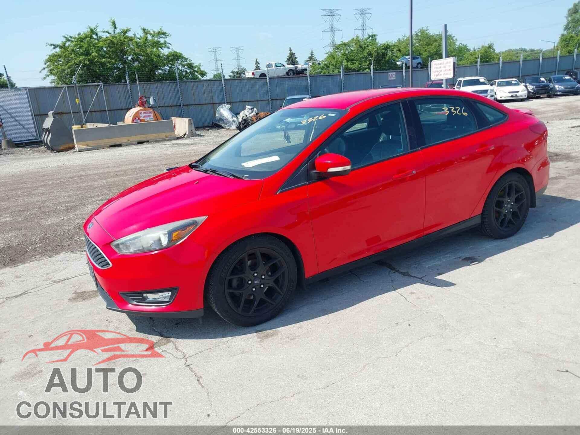 FORD FOCUS 2016 - 1FADP3F23GL222764