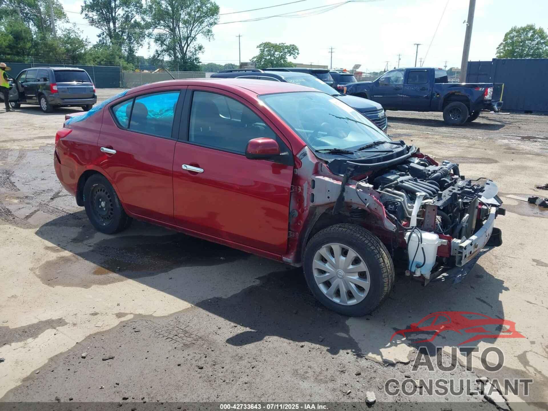 NISSAN VERSA 2013 - 3N1CN7APXDL866545