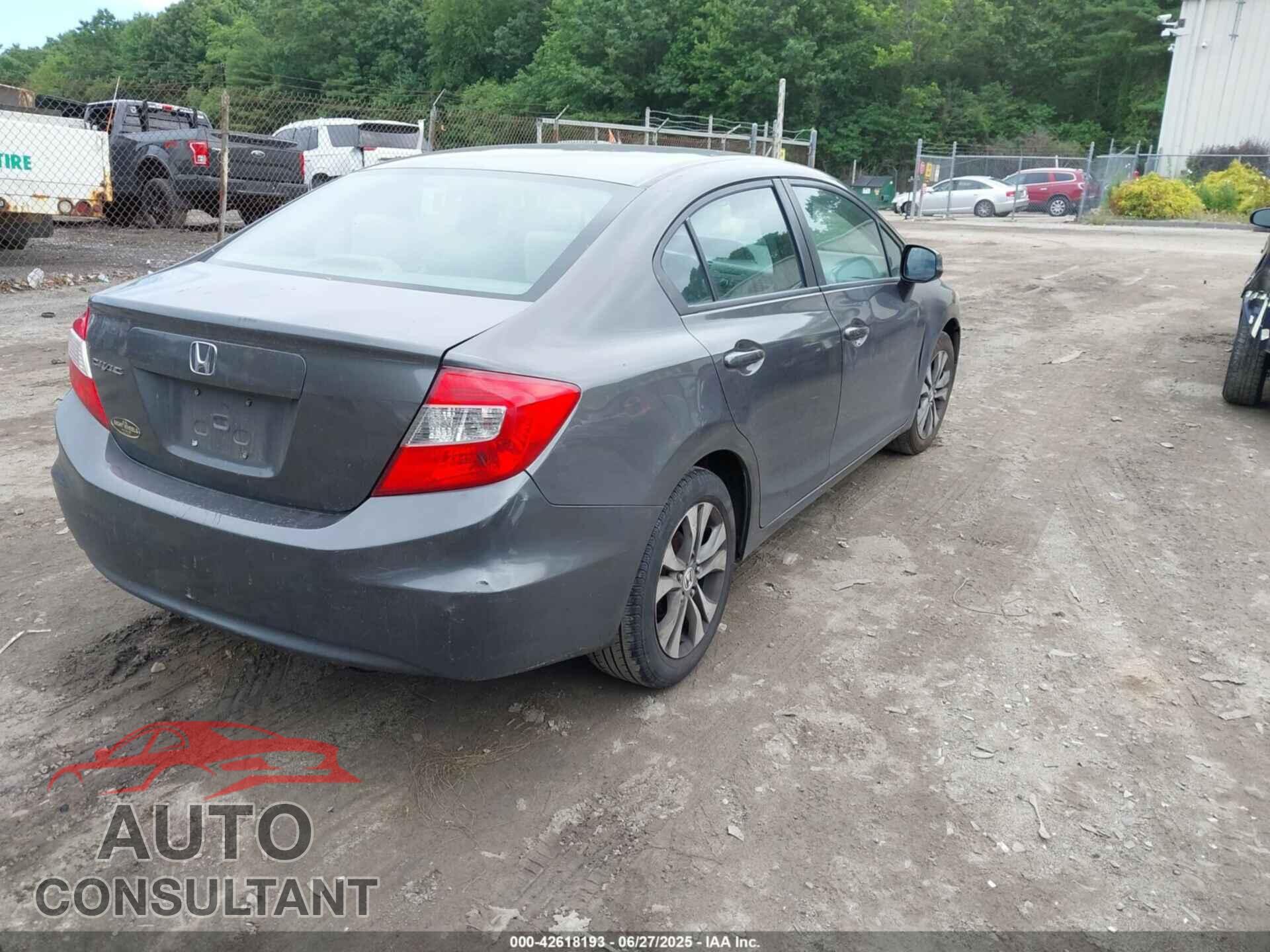 HONDA CIVIC 2012 - 19XFB2F57CE364057