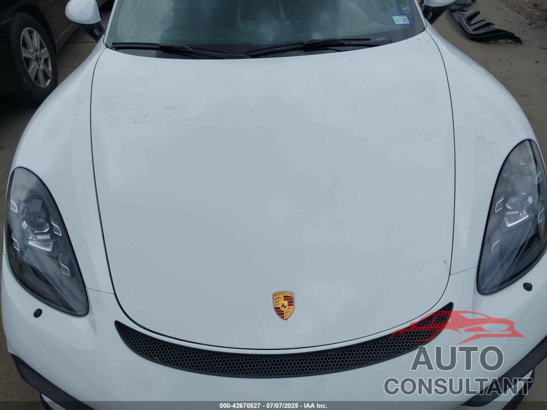 PORSCHE 718 SPYDER 2021 - WP0CC2A89MS240128
