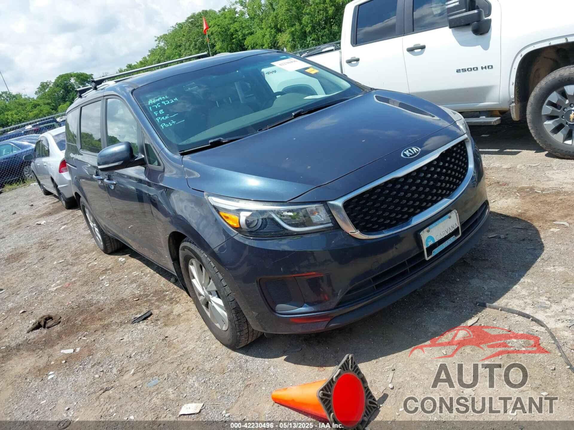KIA SEDONA 2016 - KNDMB5C13G6202013