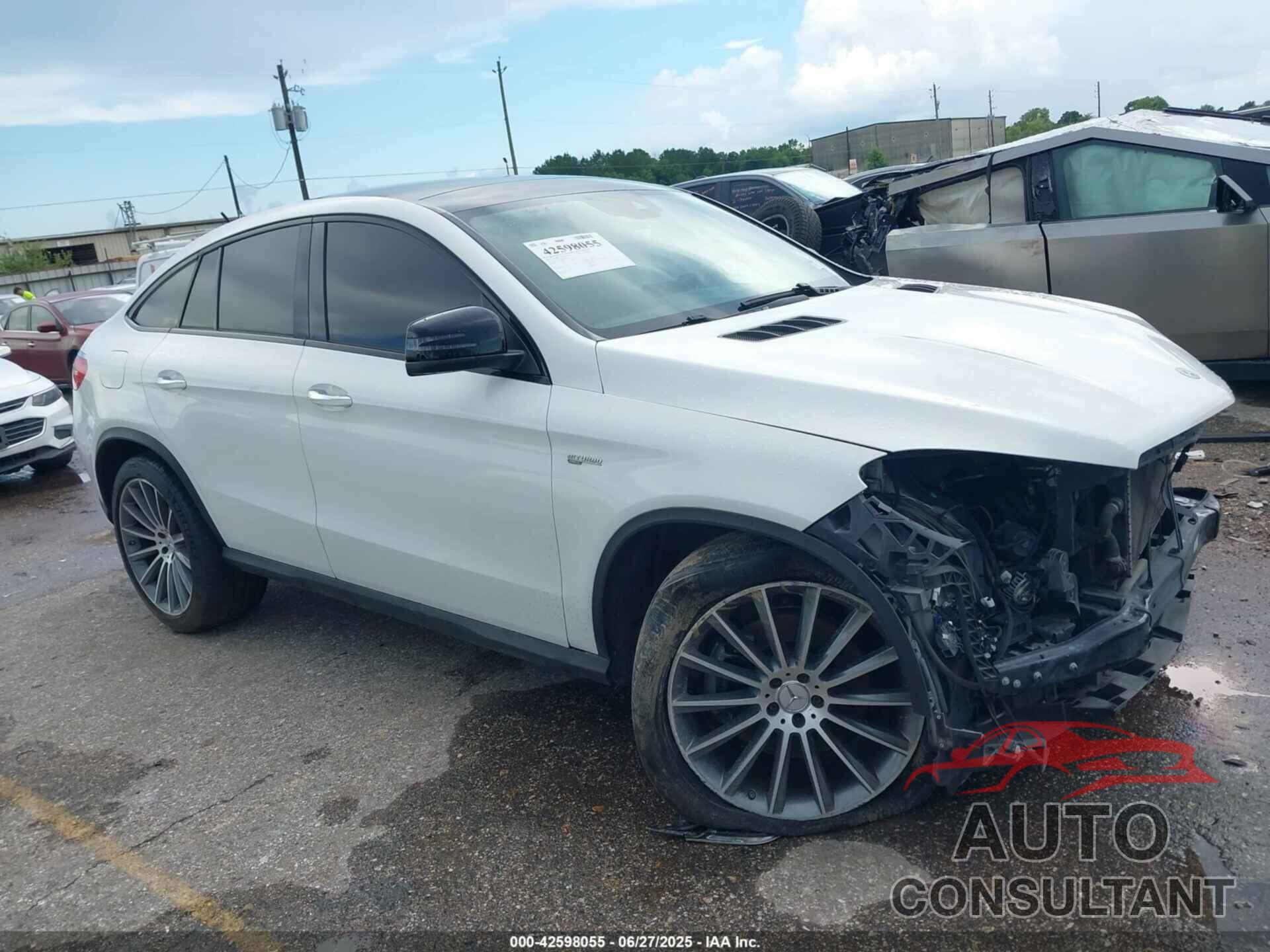 MERCEDES-BENZ AMG GLE 43 COUPE 2019 - 4JGED6EB8KA134318