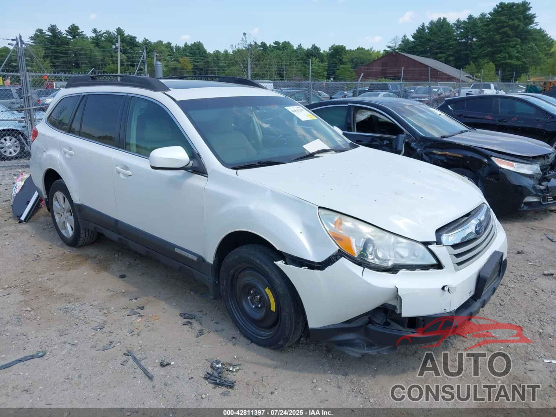 SUBARU OUTBACK 2011 - 4S4BRBGC6B3419073