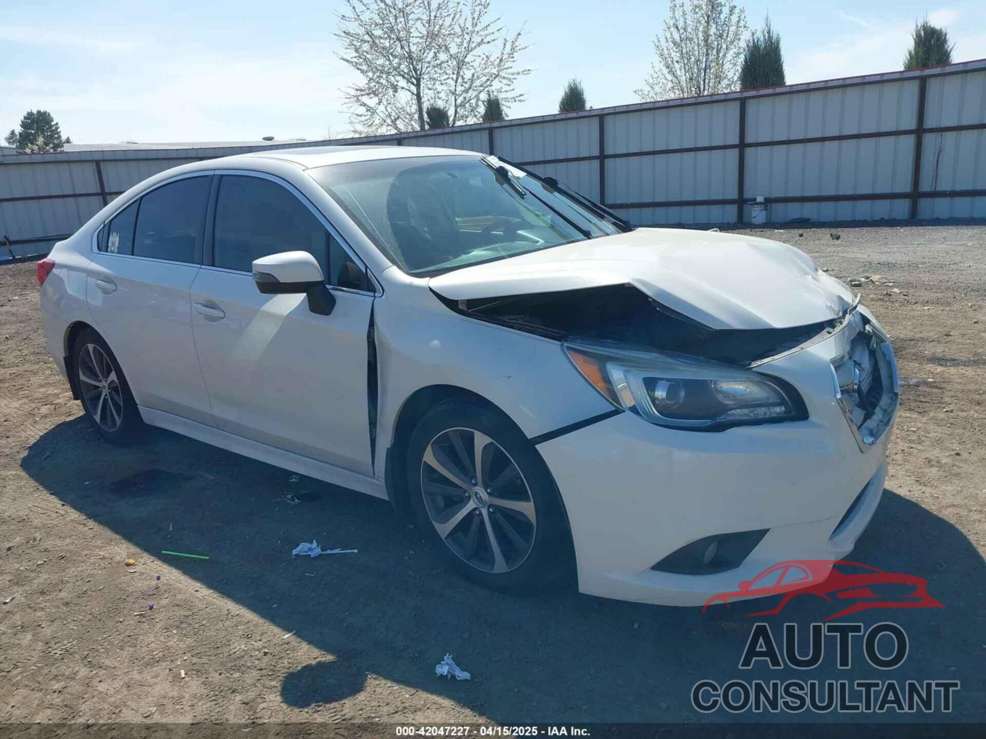 SUBARU LEGACY 2015 - 4S3BNAL66F3011270