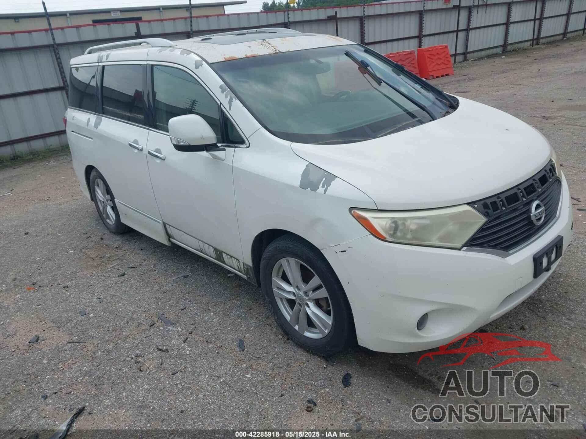 NISSAN QUEST 2011 - JN8AE2KP3B9011900