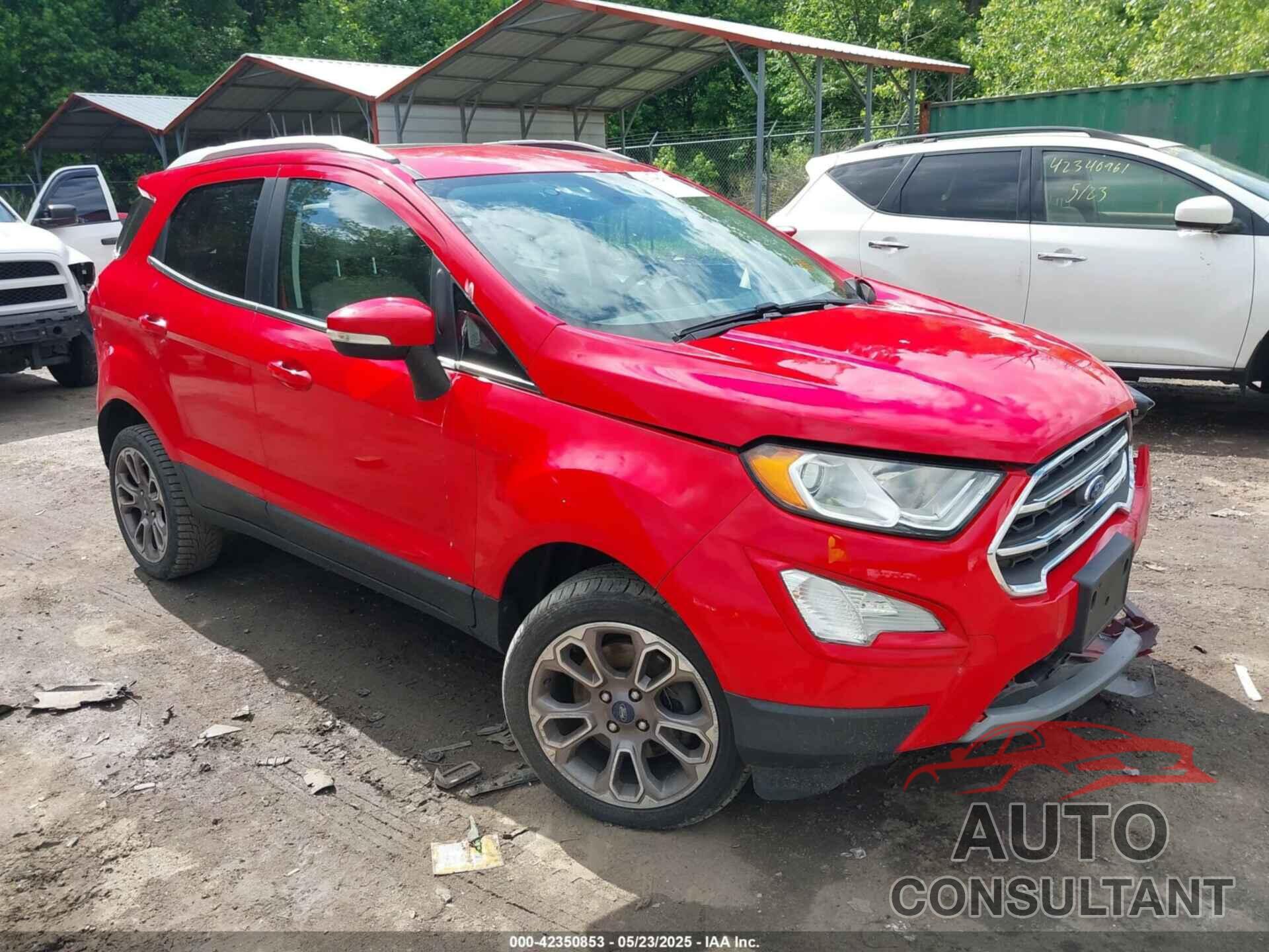 FORD ECOSPORT 2019 - MAJ6S3KL5KC291440