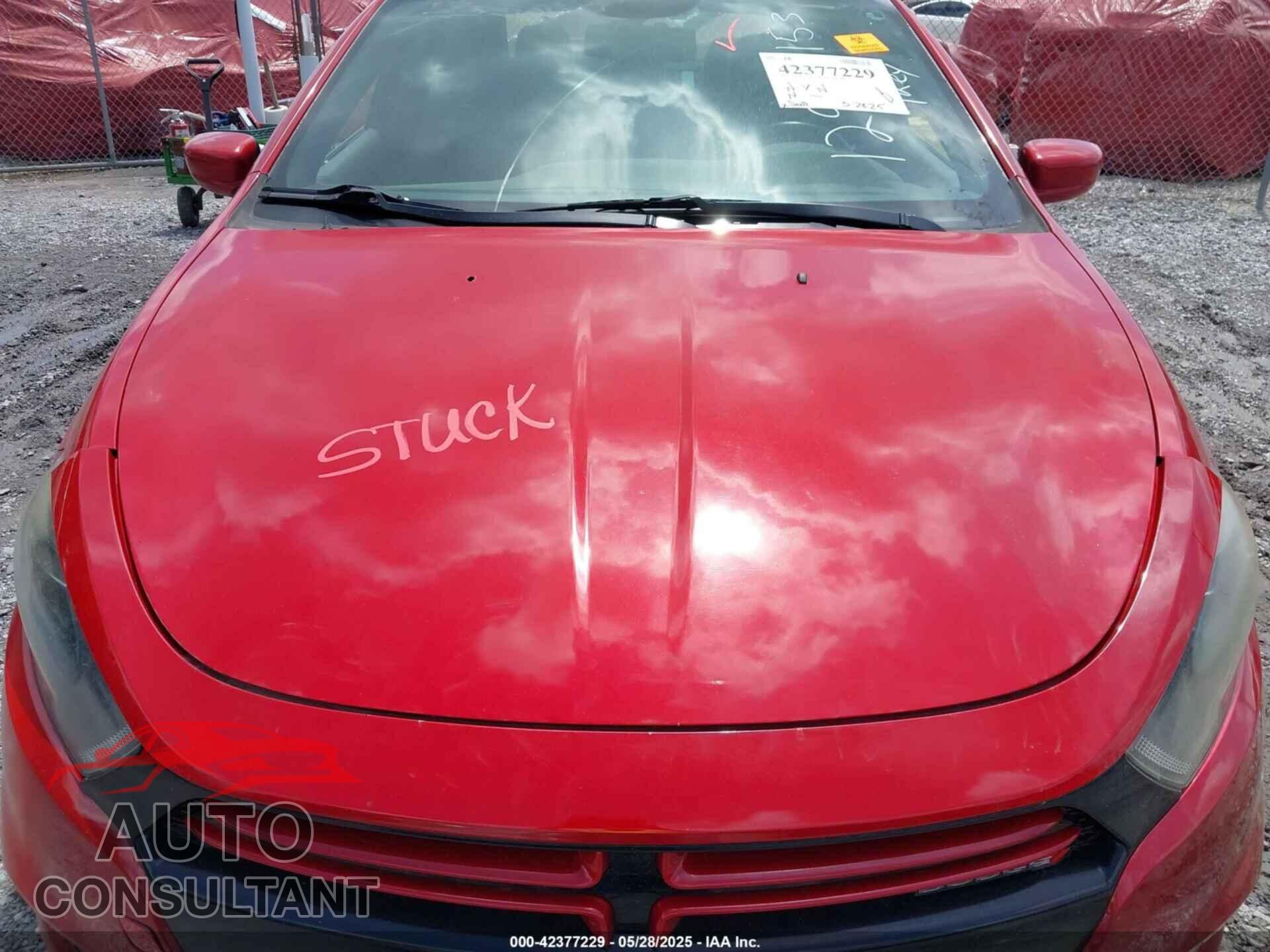 DODGE DART 2013 - 1C3CDFBH4DD219330