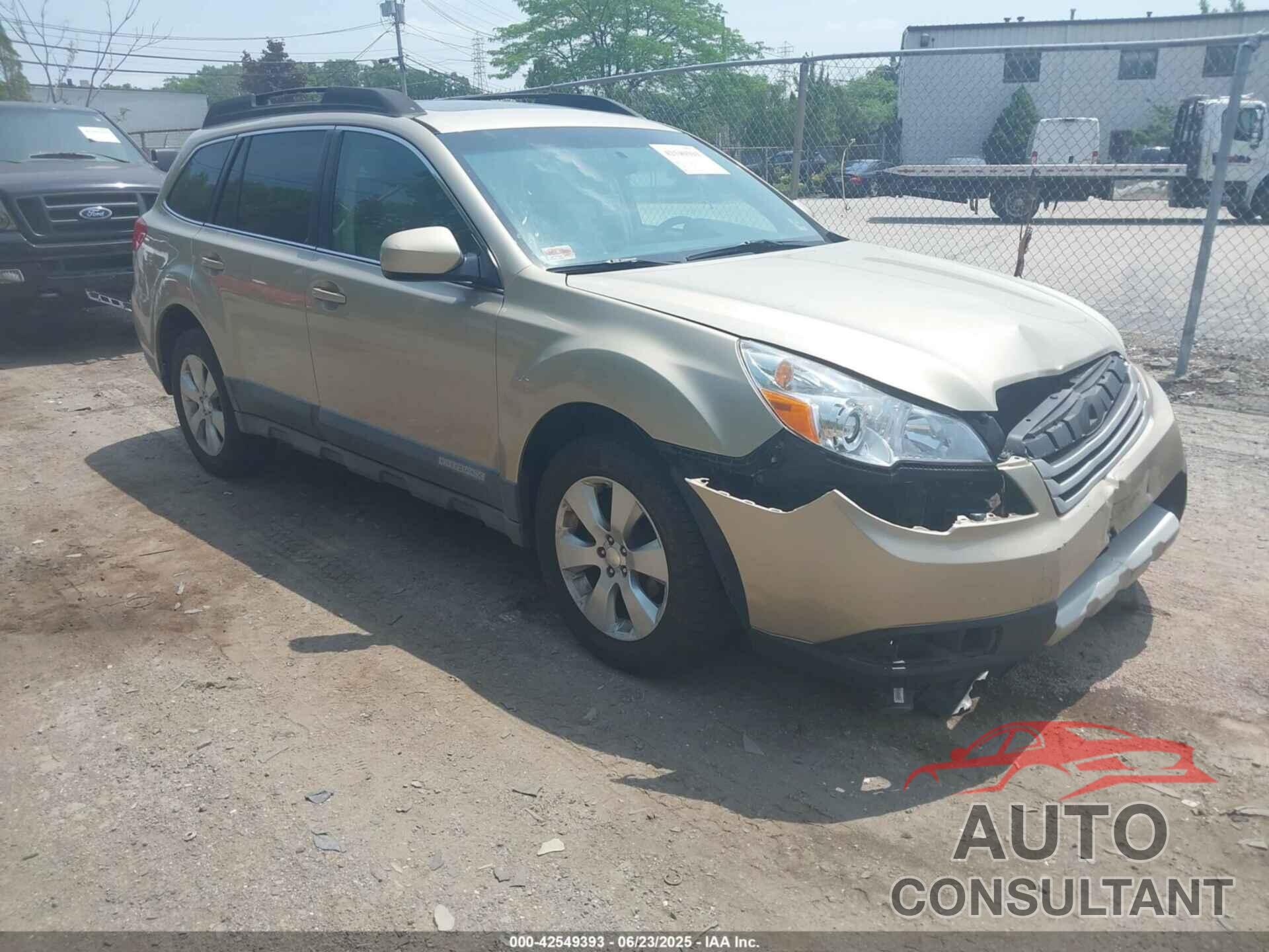 SUBARU OUTBACK 2010 - 4S4BRBKC5A3373483