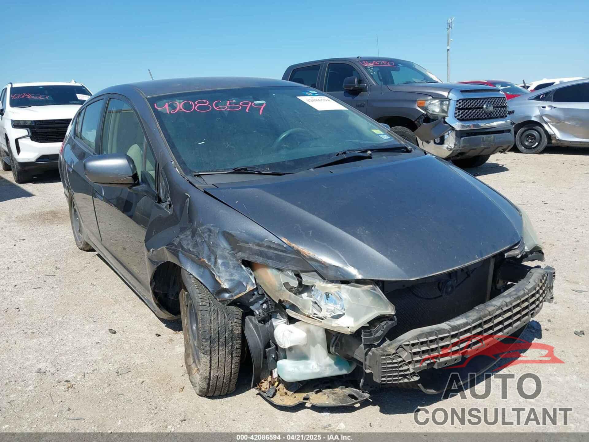 HONDA INSIGHT 2010 - JHMZE2H58AS014625