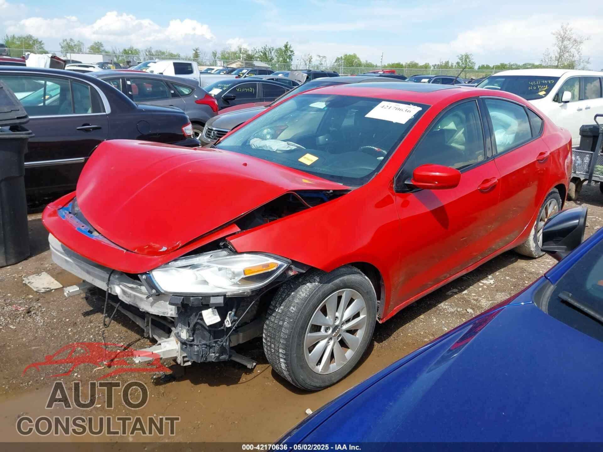 DODGE DART 2014 - 1C3CDFBB0ED926406