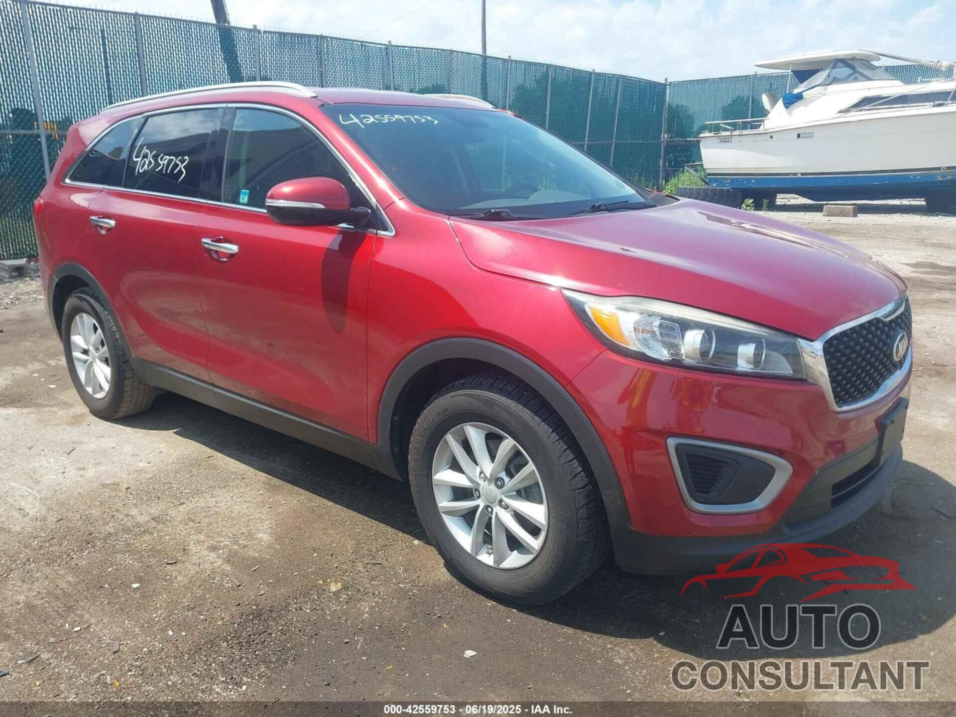 KIA SORENTO 2016 - 5XYPG4A52GG138686