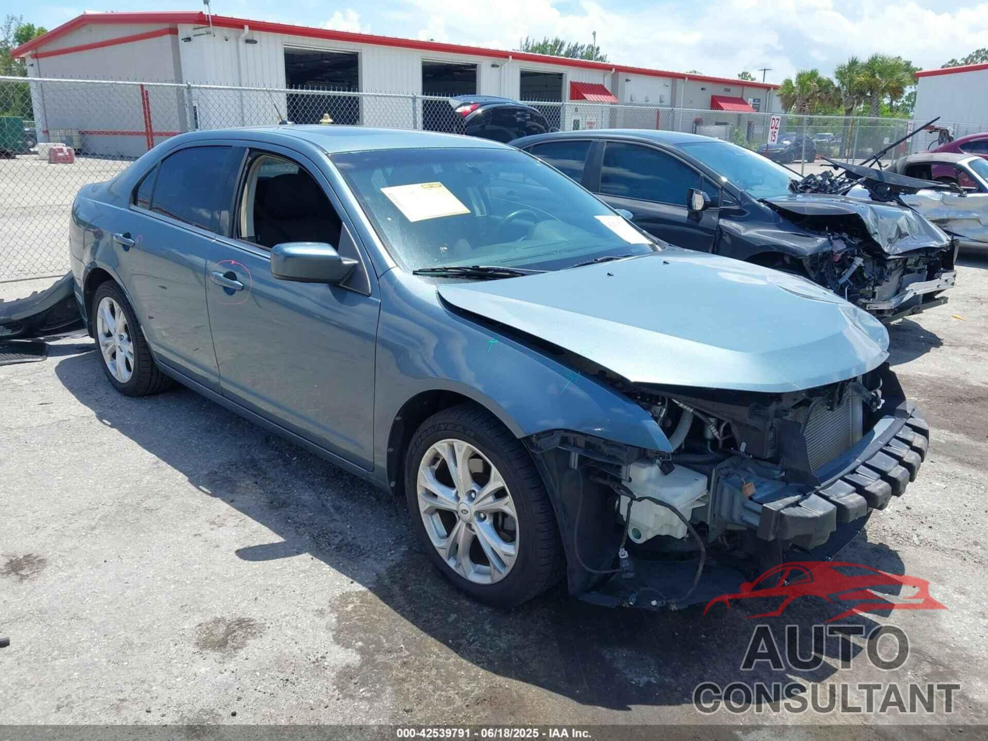 FORD FUSION 2012 - 3FAHP0HA7CR272566