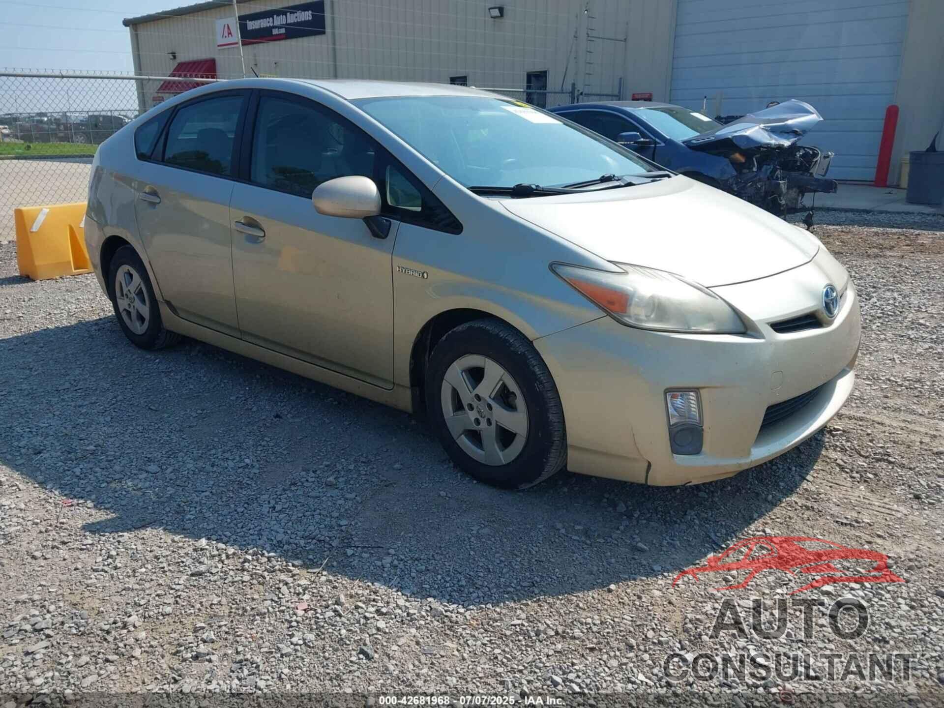 TOYOTA PRIUS 2010 - JTDKN3DU3A0167480