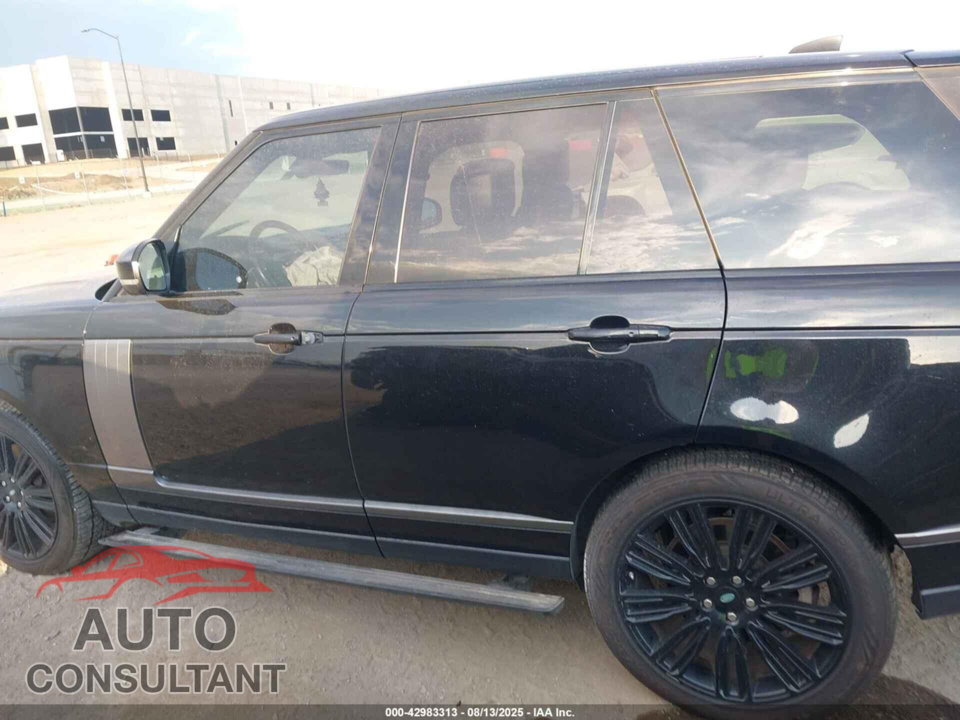 LAND ROVER RANGE ROVER 2018 - SALGS2REXJA383582