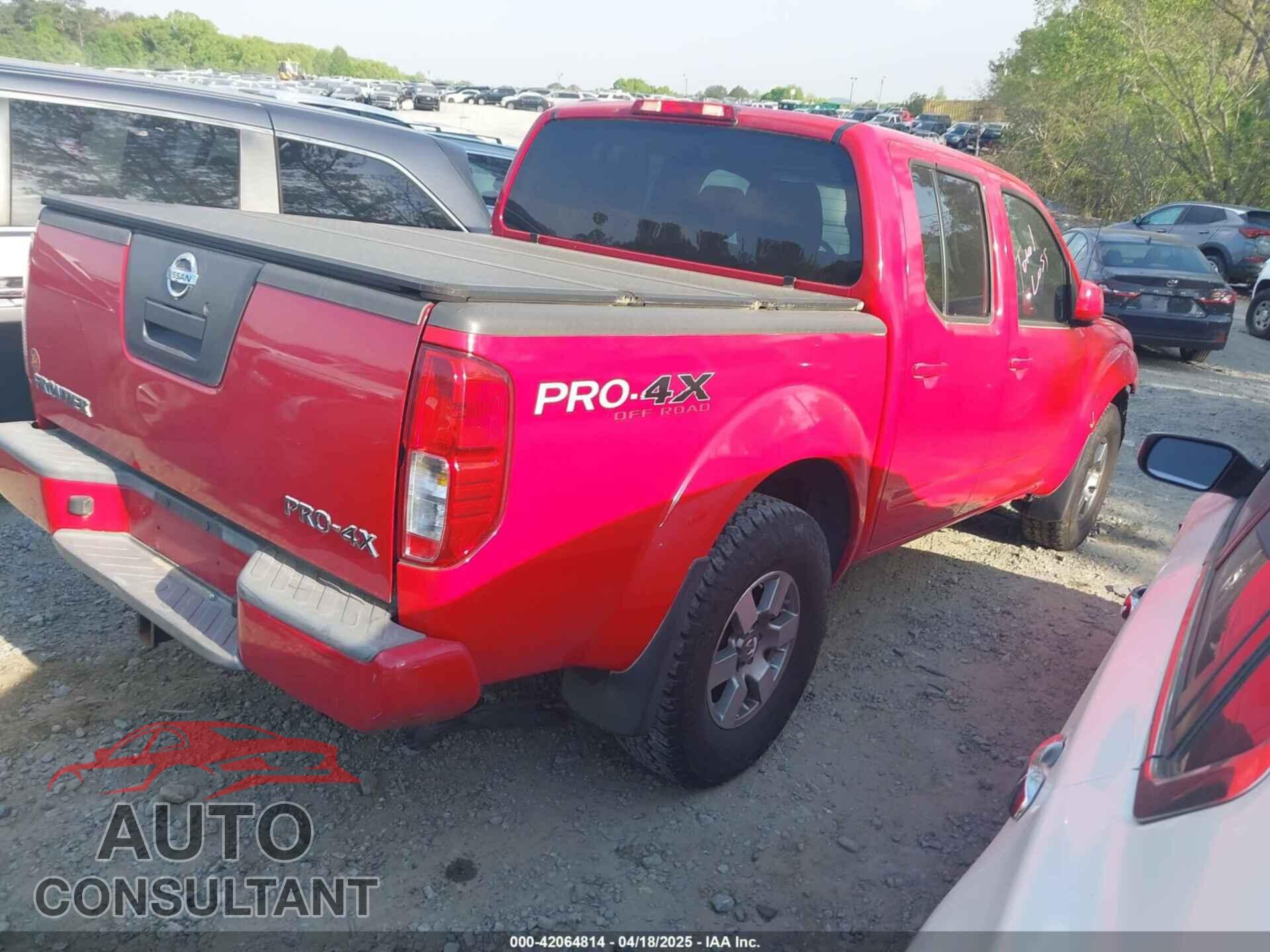 NISSAN FRONTIER 2011 - 1N6AD0EV8BC404904