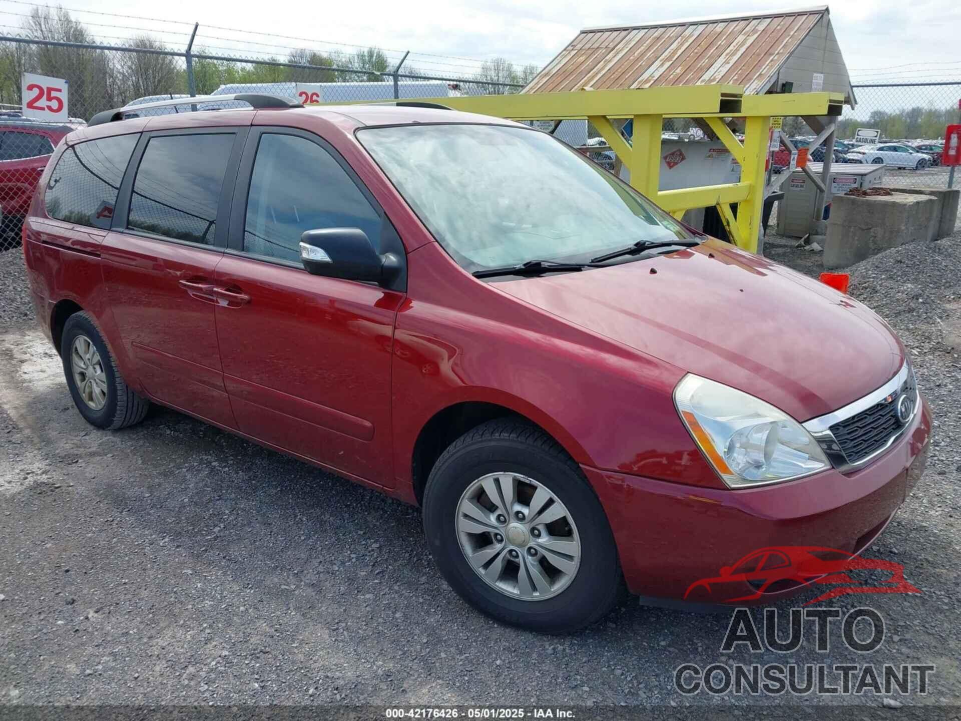 KIA SEDONA 2012 - KNDMG4C71C6493153
