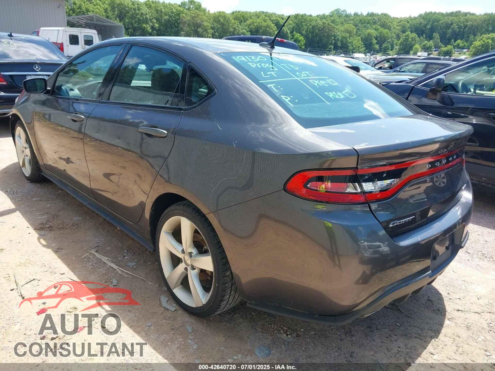 DODGE DART 2015 - 1C3CDFEB7FD123041