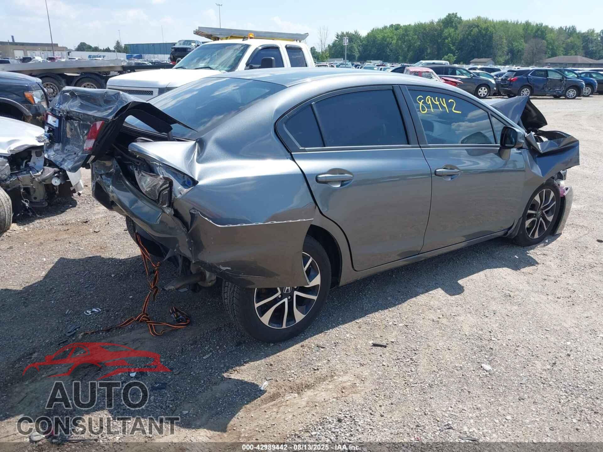 HONDA CIVIC 2013 - 19XFB2F87DE022362