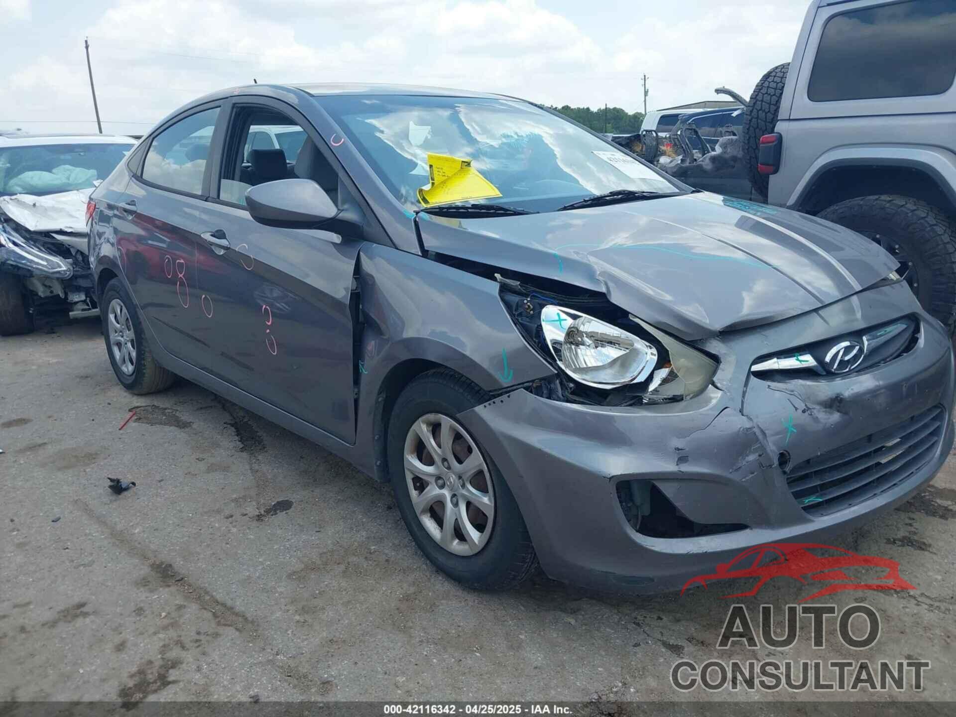 HYUNDAI ACCENT 2013 - KMHCT4AE5DU523823