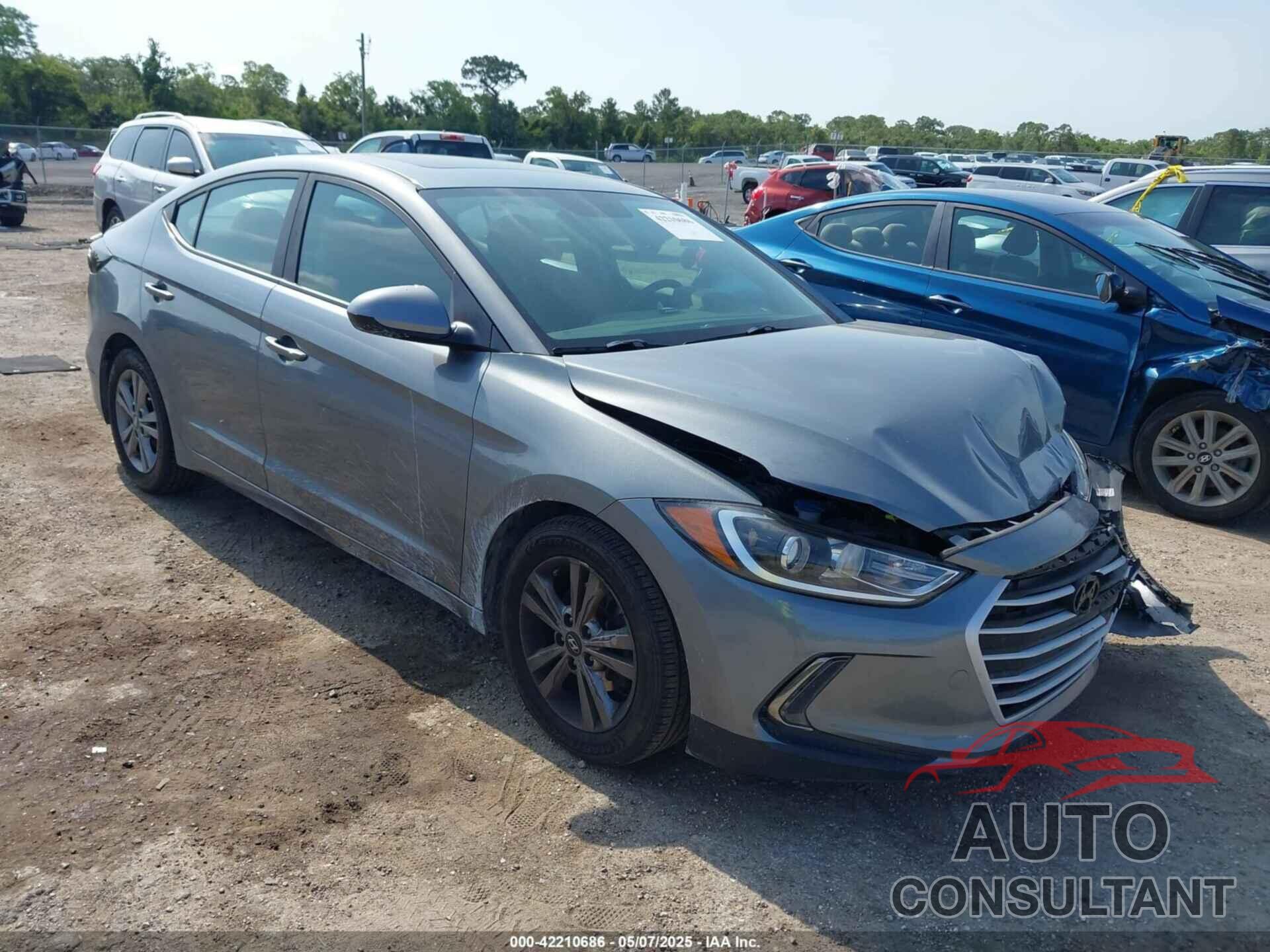 HYUNDAI ELANTRA 2018 - KMHD84LF2JU575594