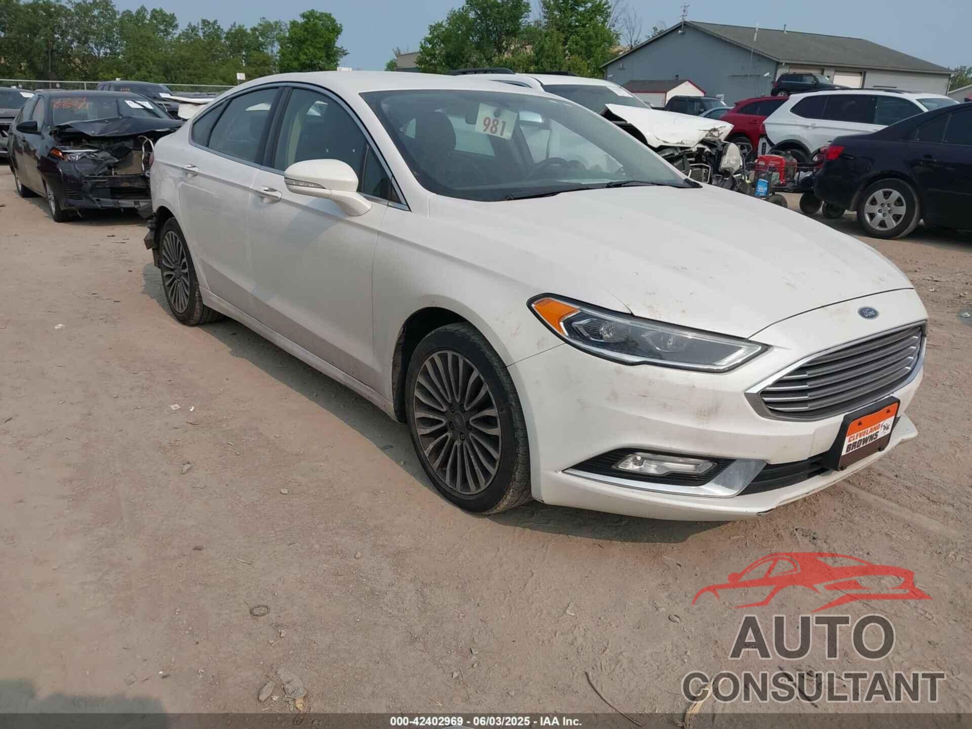 FORD FUSION 2017 - 3FA6P0K92HR396113