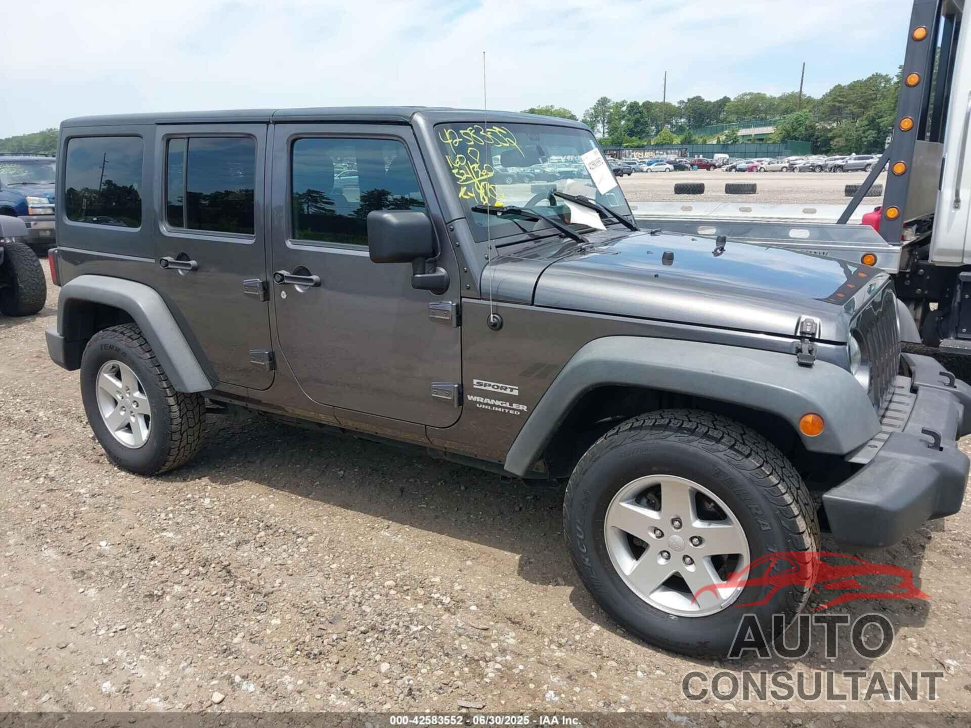 JEEP WRANGLER UNLIMITED 2016 - 1C4HJWDG1GL257137