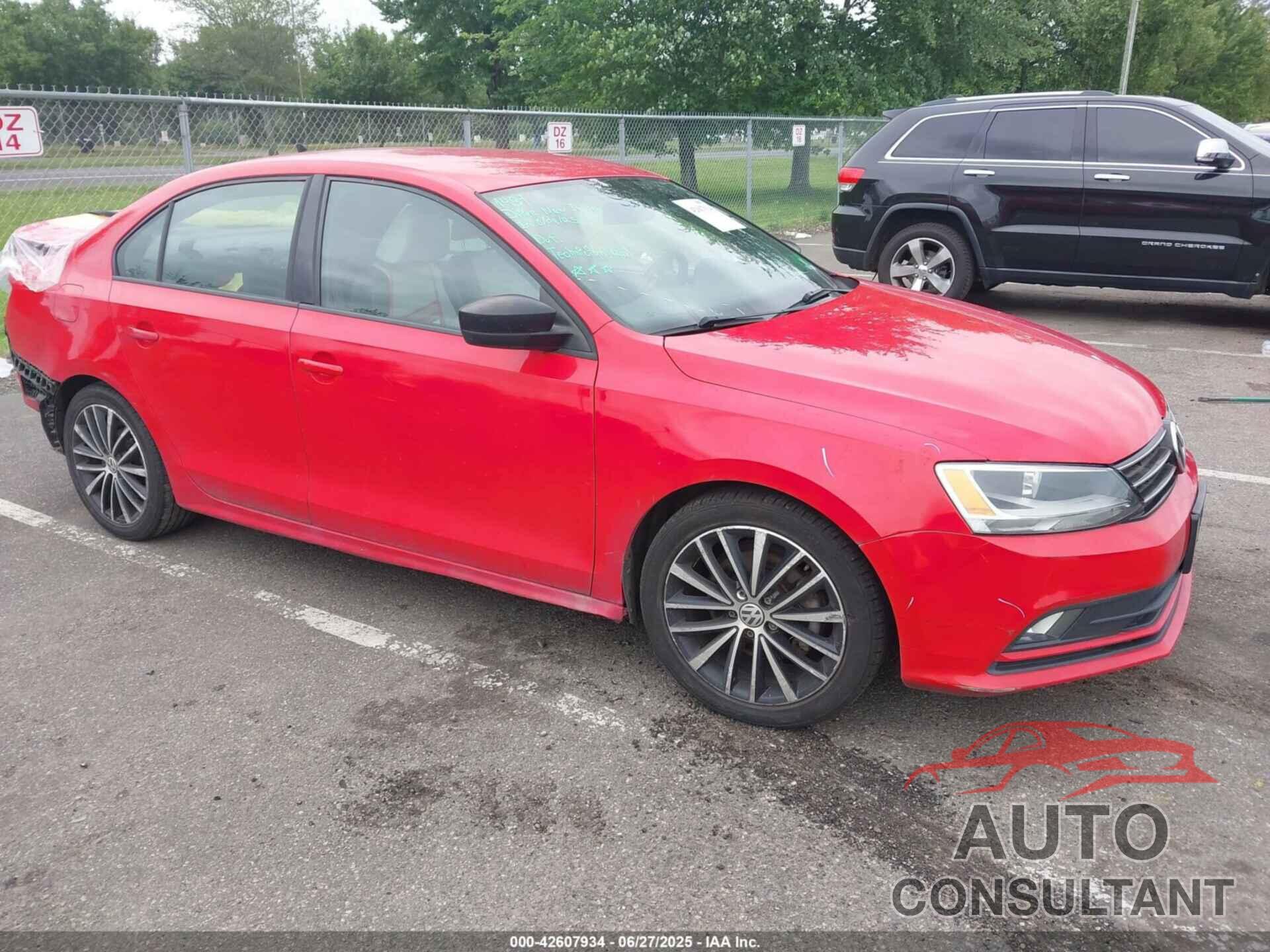 VOLKSWAGEN JETTA 2016 - 3VWD17AJ9GM303698