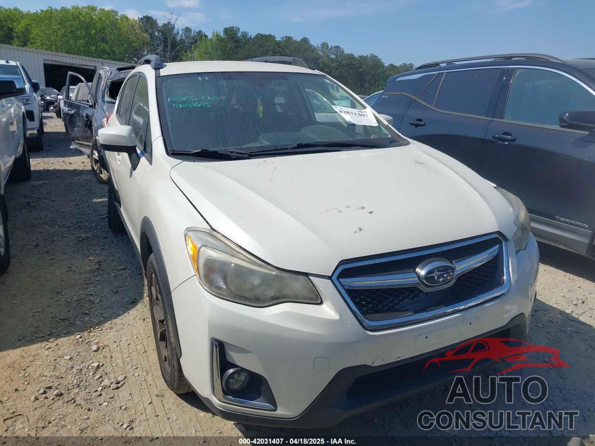 SUBARU CROSSTREK 2016 - JF2GPADC5GH338799