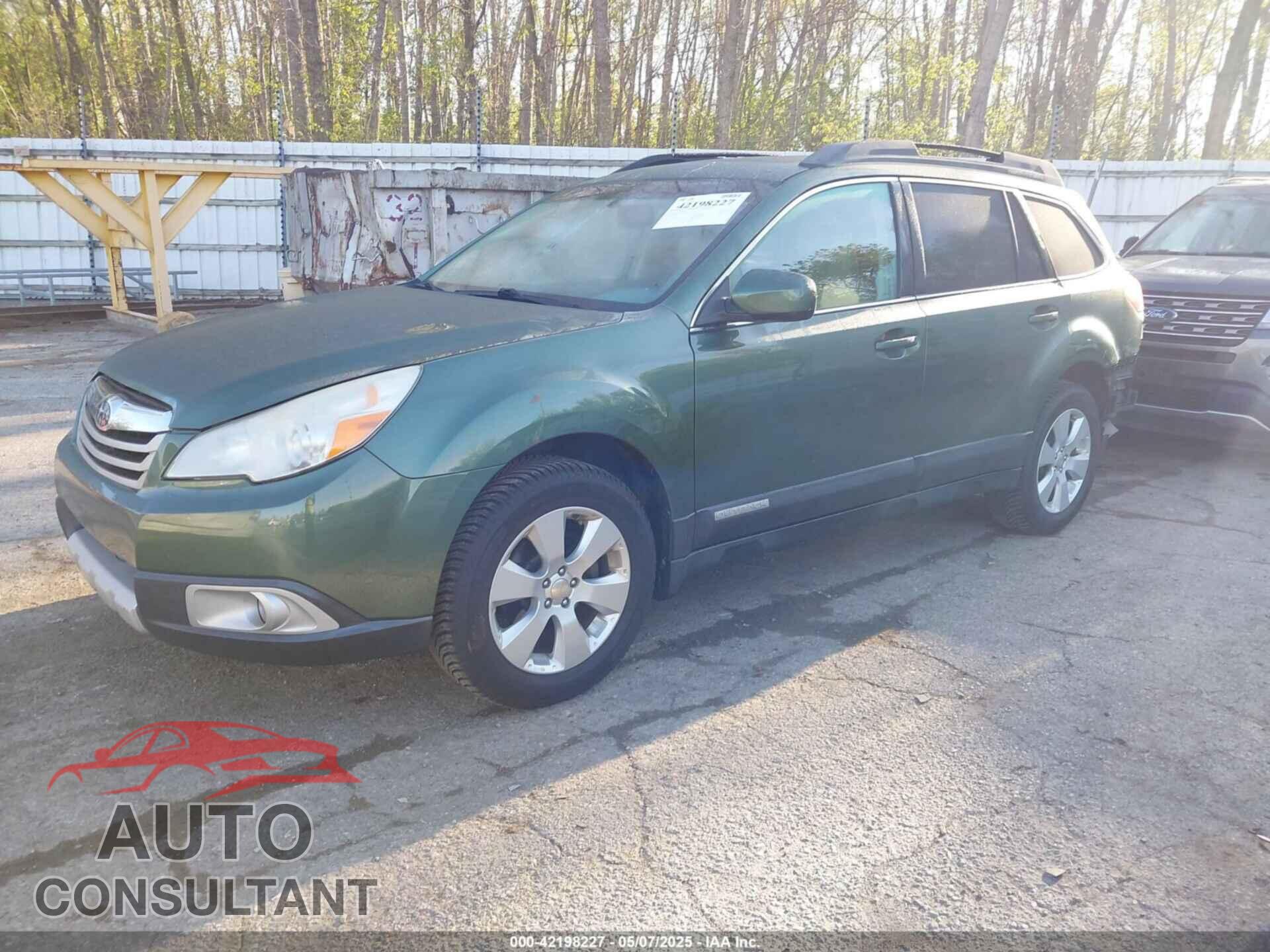 SUBARU OUTBACK 2011 - 4S4BRBKC2B3417263