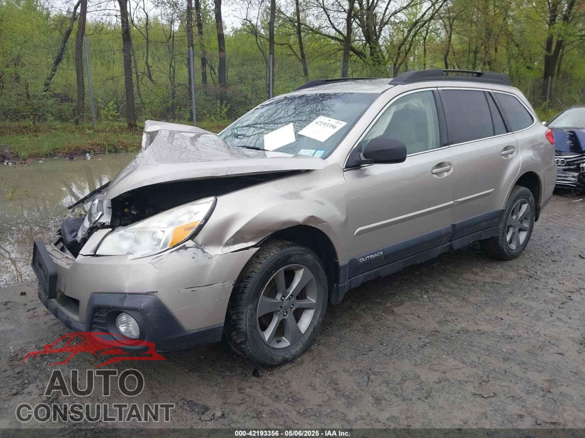 SUBARU OUTBACK 2014 - 4S4BRBCC2E3264564